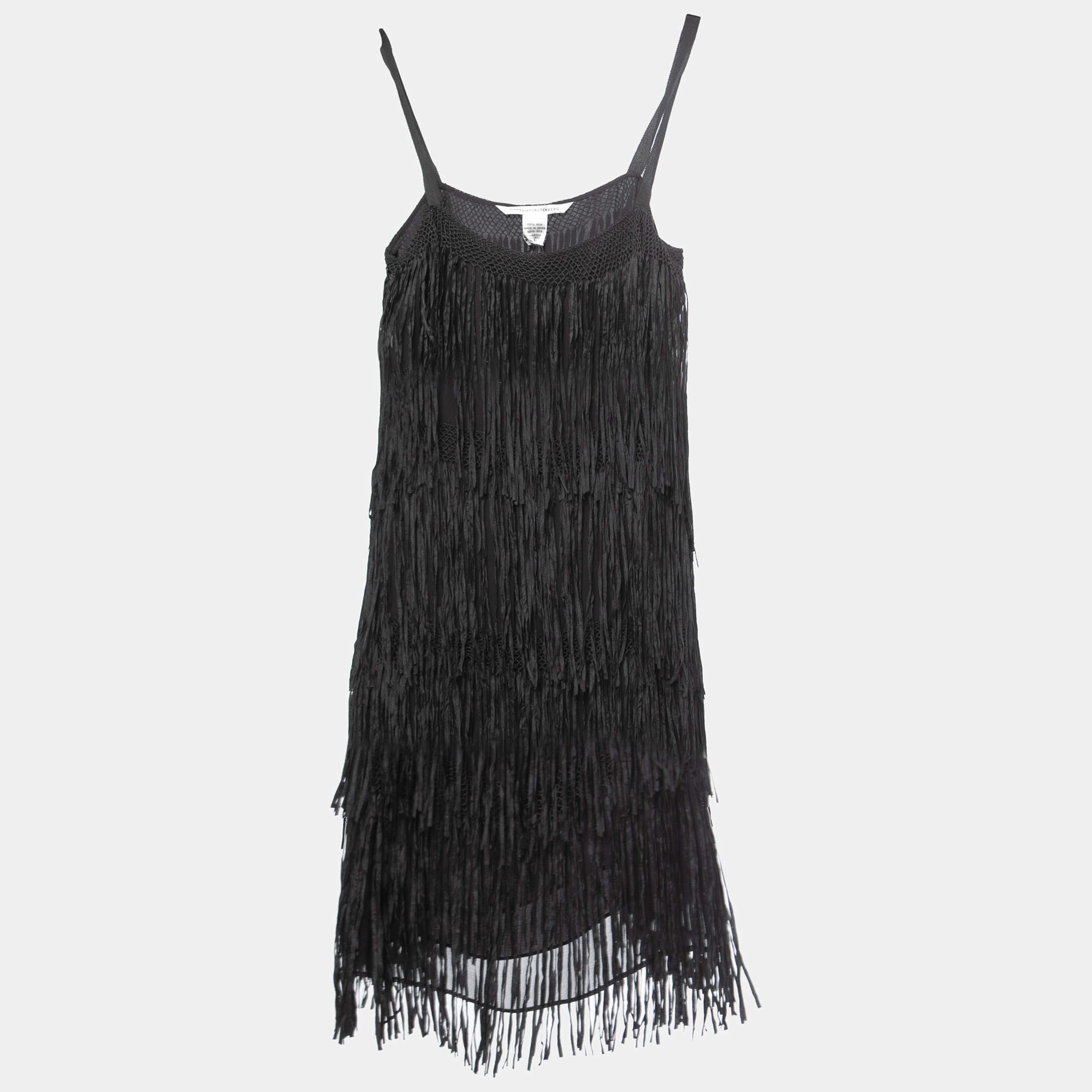 Dvf fringe outlet dress