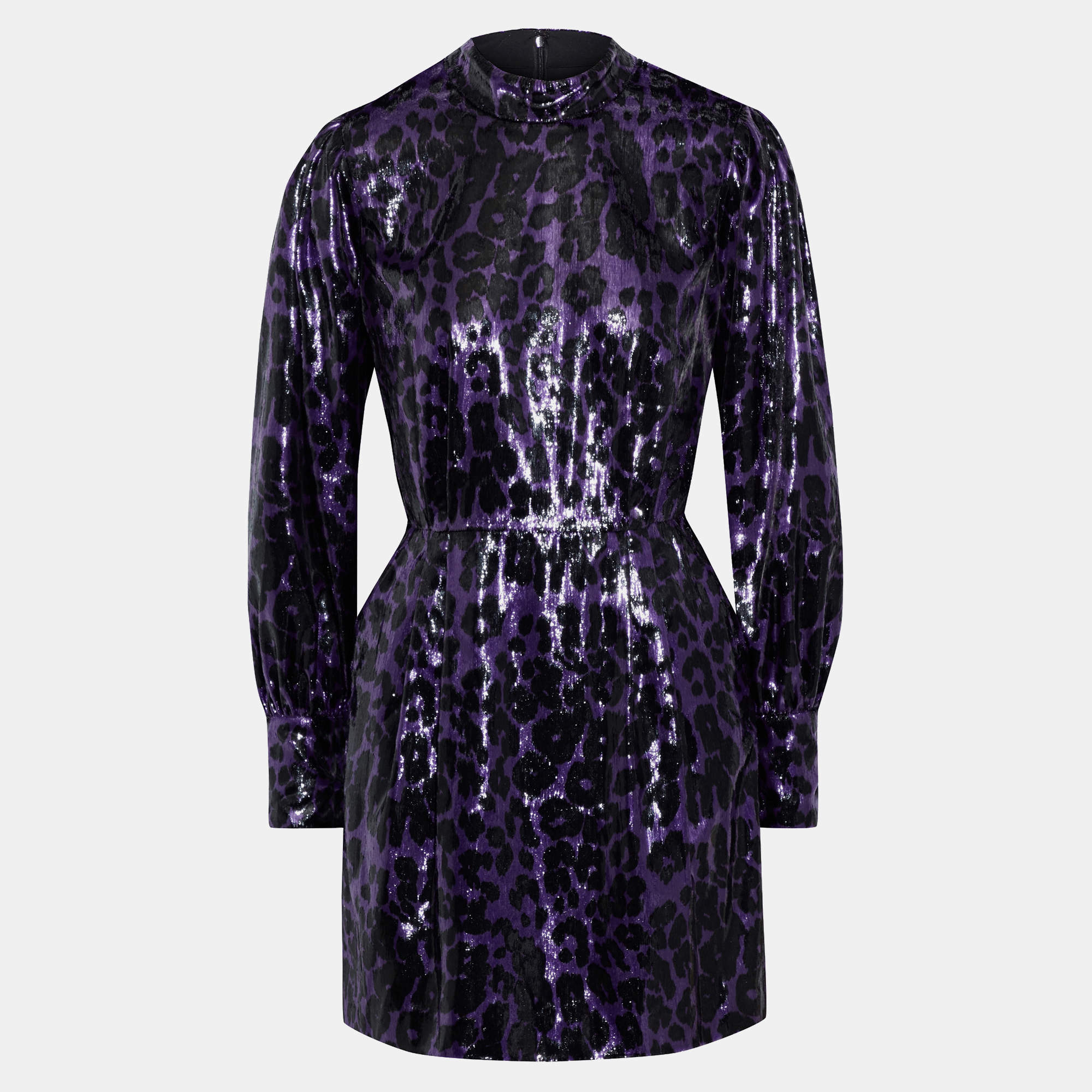 Pre Owned Diane Von Furstenberg Polyester Mini Dress 6