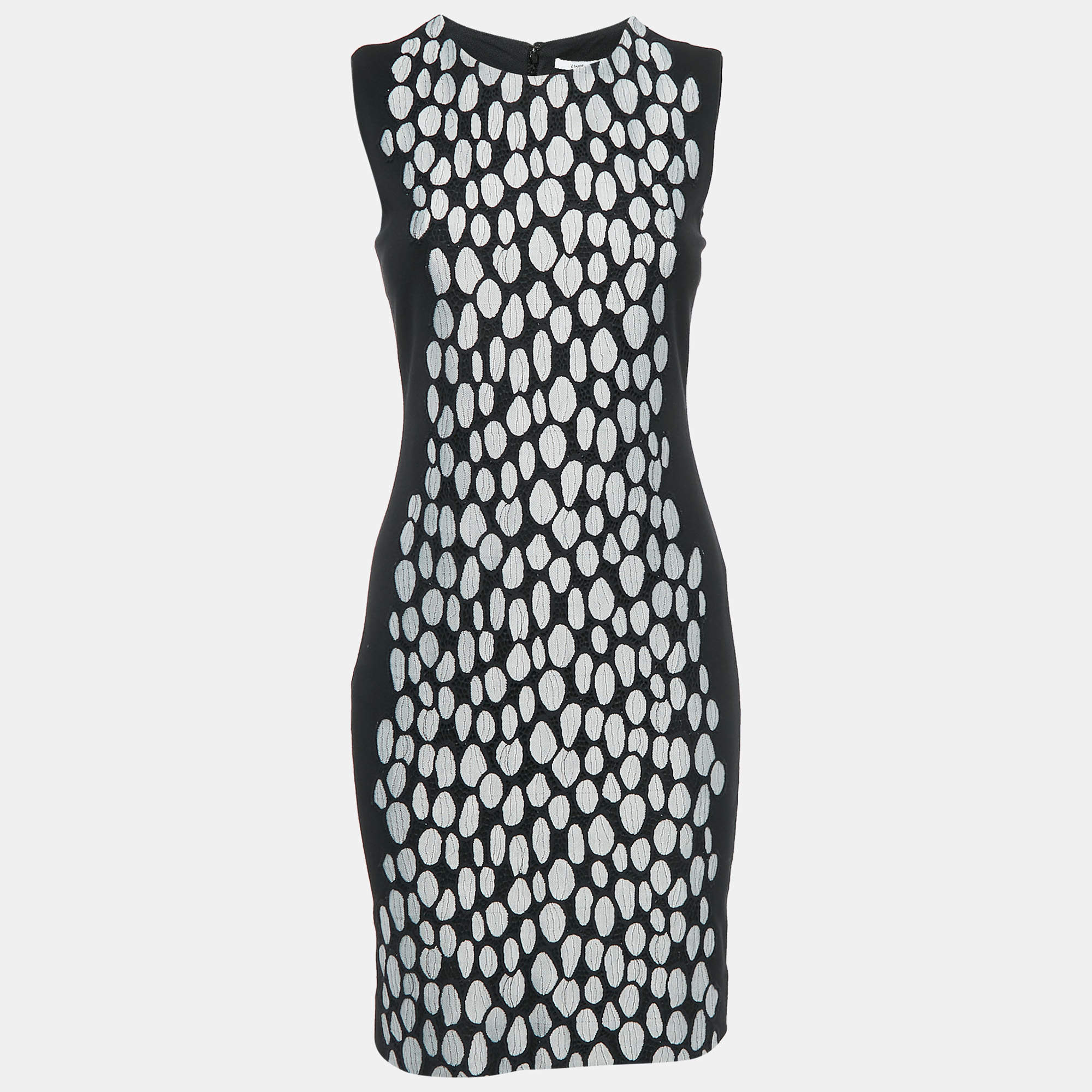 Pre Owned Diane Von Furstenberg Black Jersey Tilda Mini Dress S