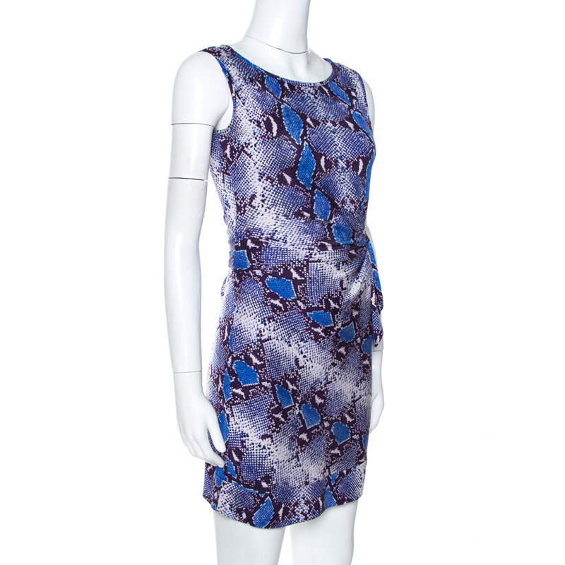 Blue on sale snakeskin dress