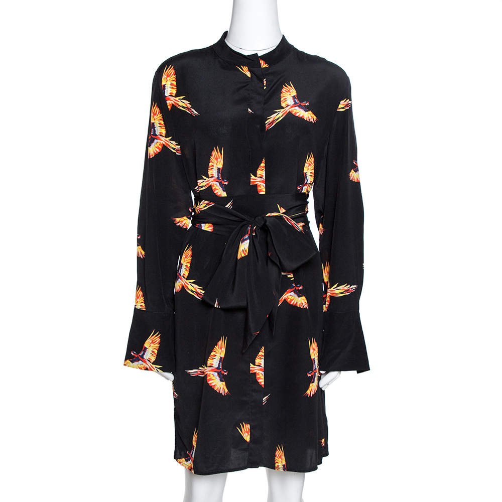 Diane von furstenberg silk shirt dress hotsell