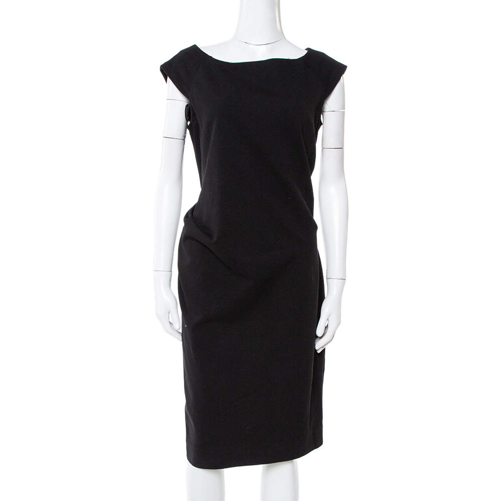 Black Designer Fur Cuffs  Women Casual and Cocktail Dresses by Canadian  designer Masabni