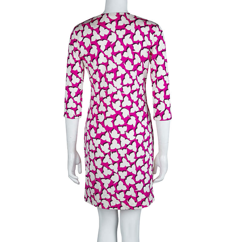 diane von furstenberg pink dress