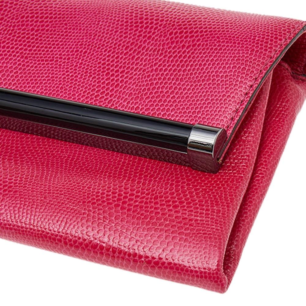 Vintage Salvatore Ferragamo Diana Clutch Lizard Embossed – Adore Adored