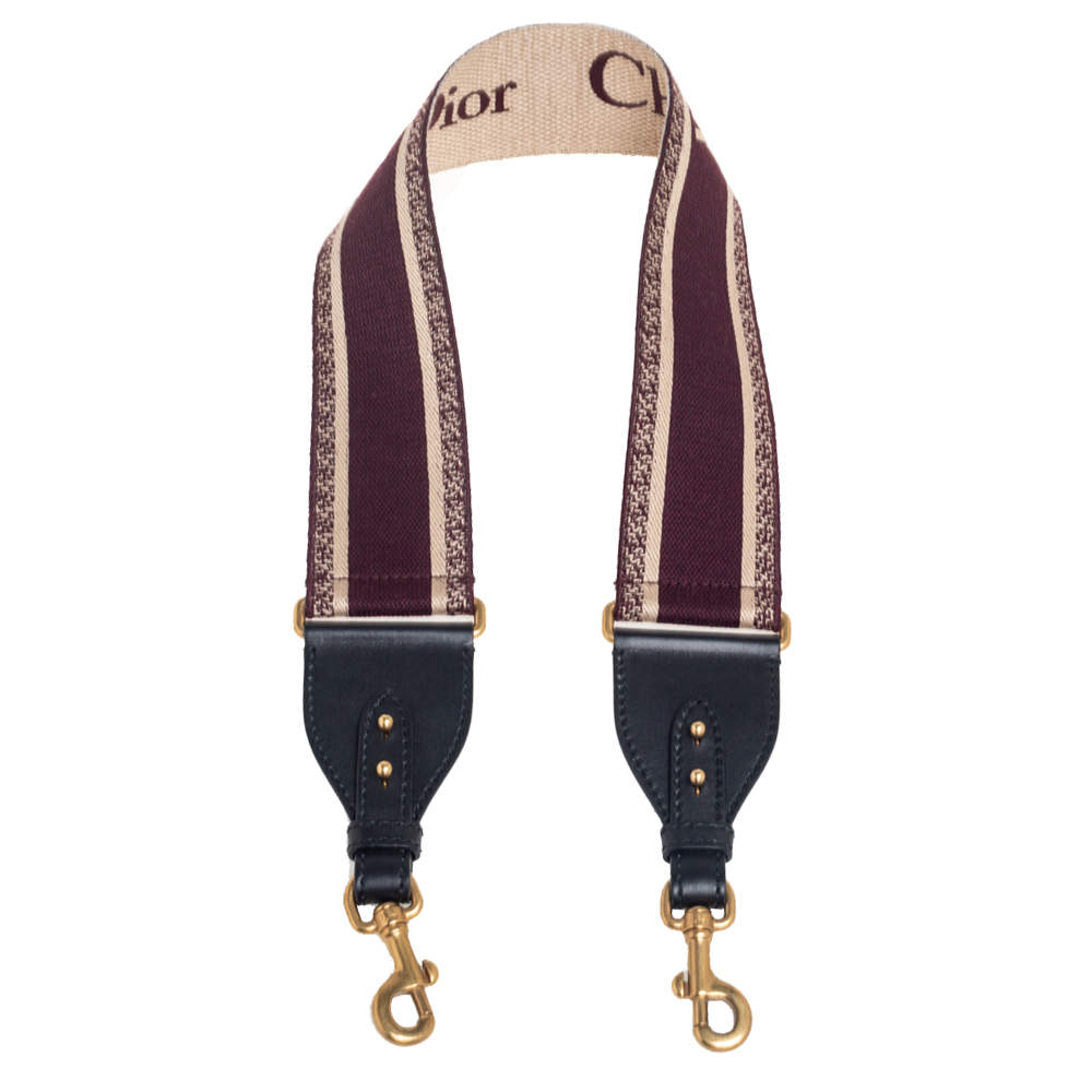 مملوكة مسبقًا Dior Multicolor Canvas and Leather Shoulder Bag Strap