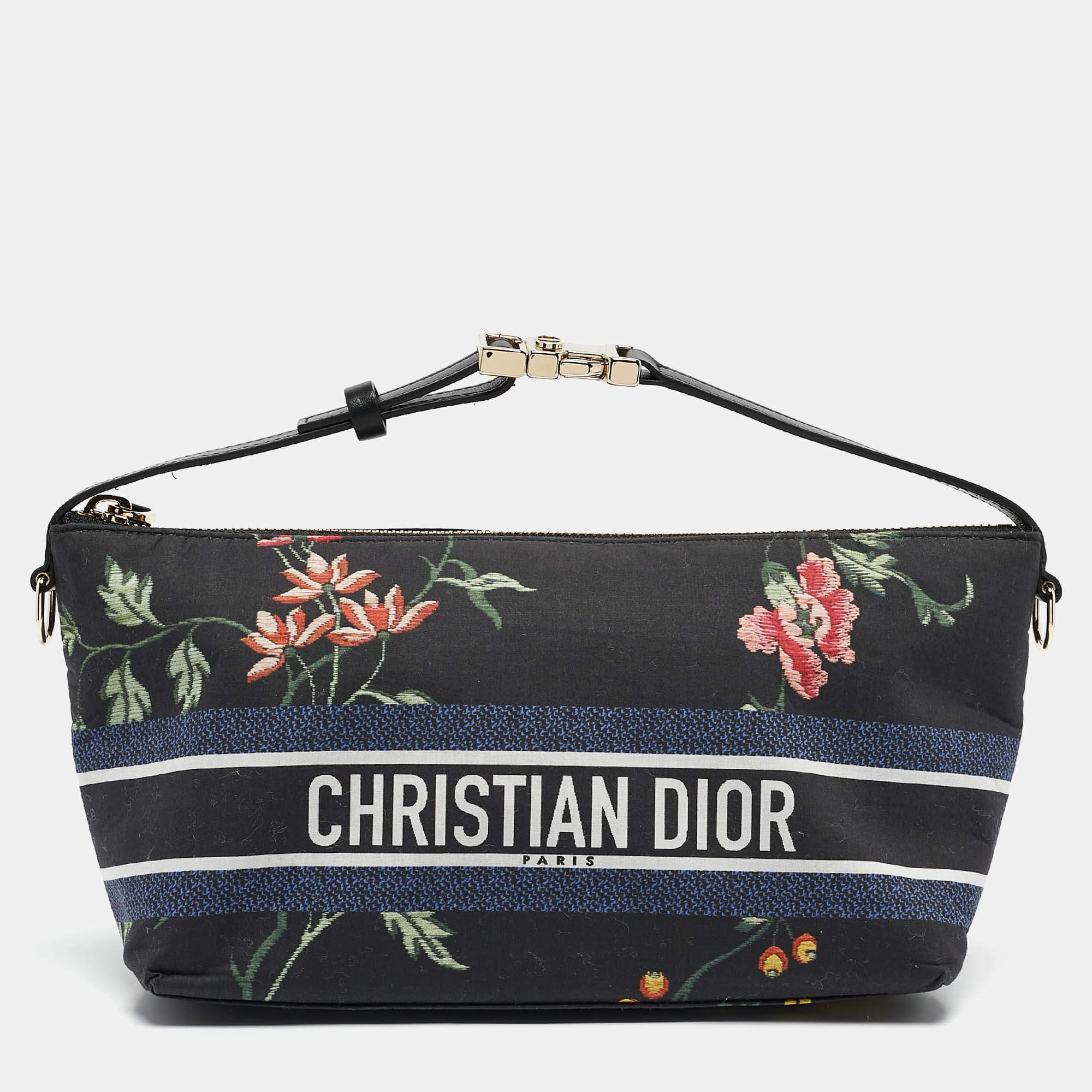 Dior Multicolor Printed Fabric DiorTravel Nomad Pouch