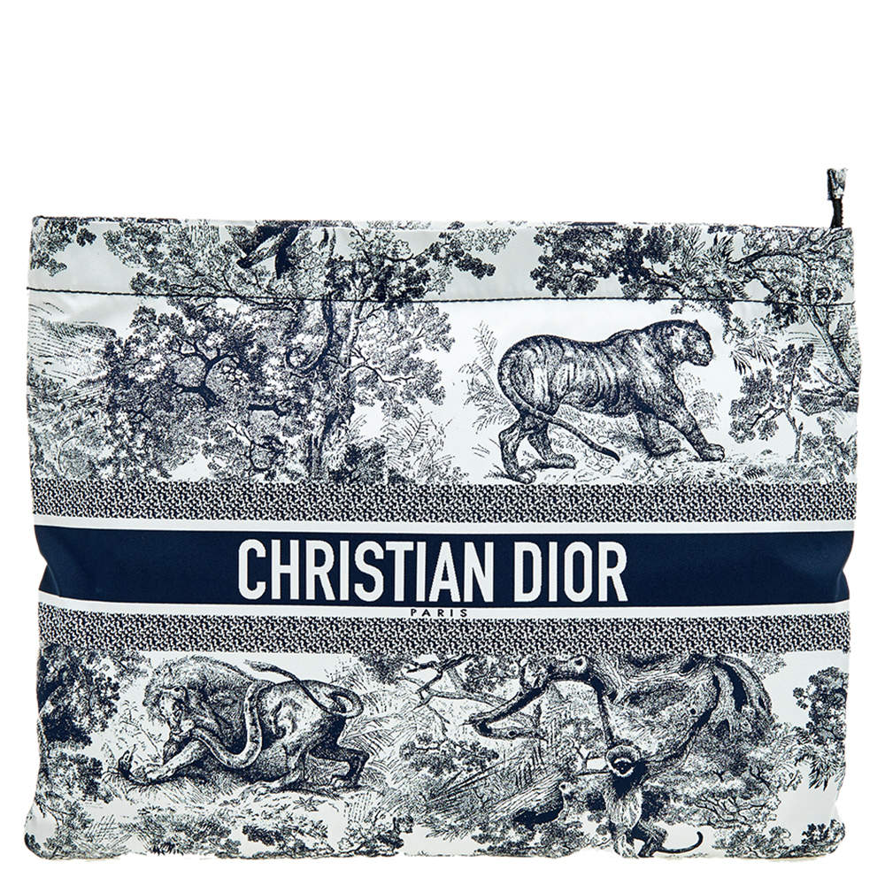 Christian Dior Luggage DiorTravel Blue Cloth ref.995506 - Joli Closet