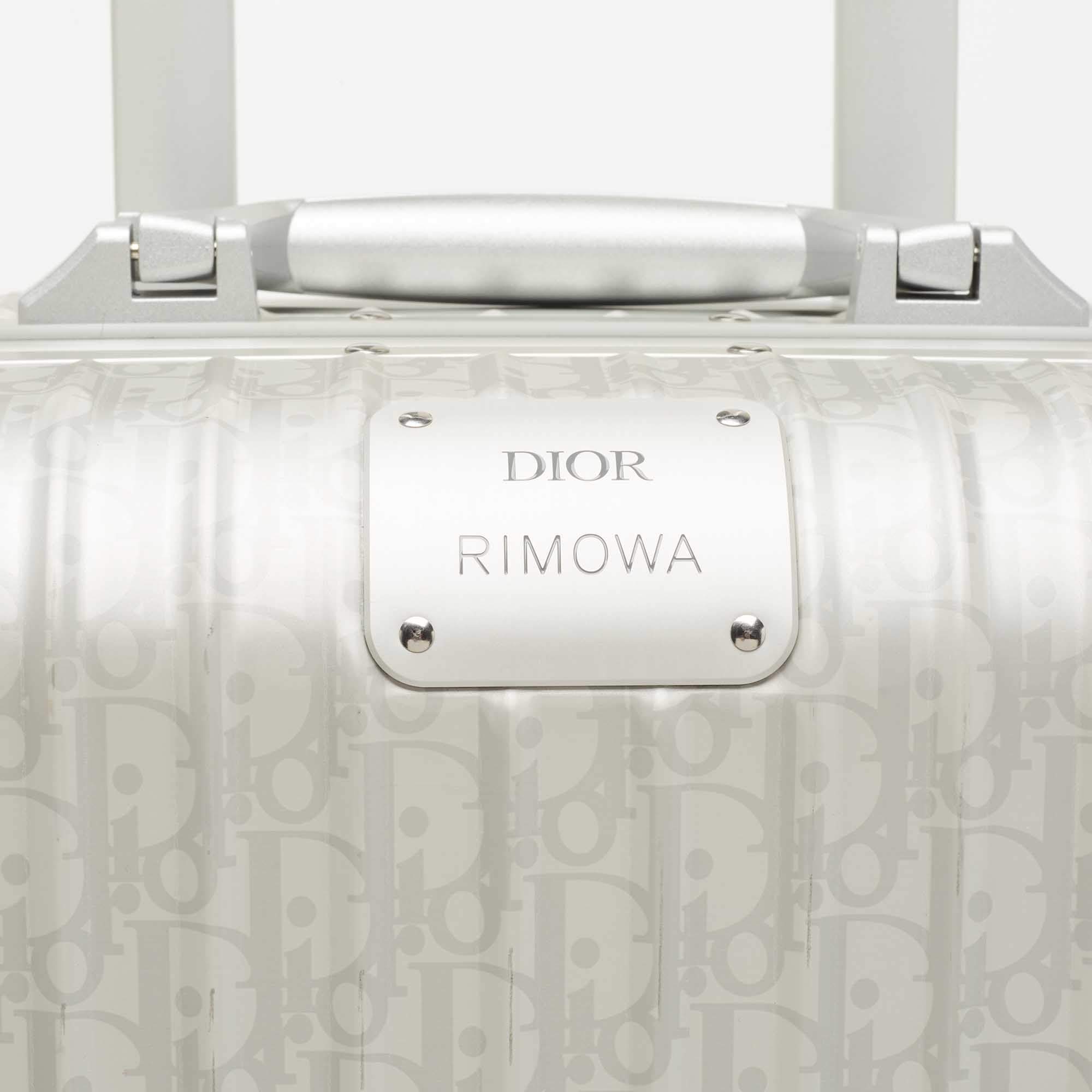 Christian Dior Dior x Rimowa Trolley Oblique Aluminum Silver 12171815