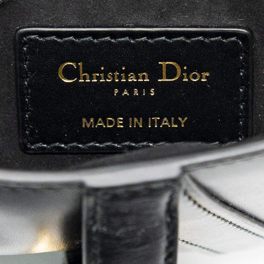 Dior Black Grained Calfskin SADDLE BELT POUCH S5632CWVG900U Dior