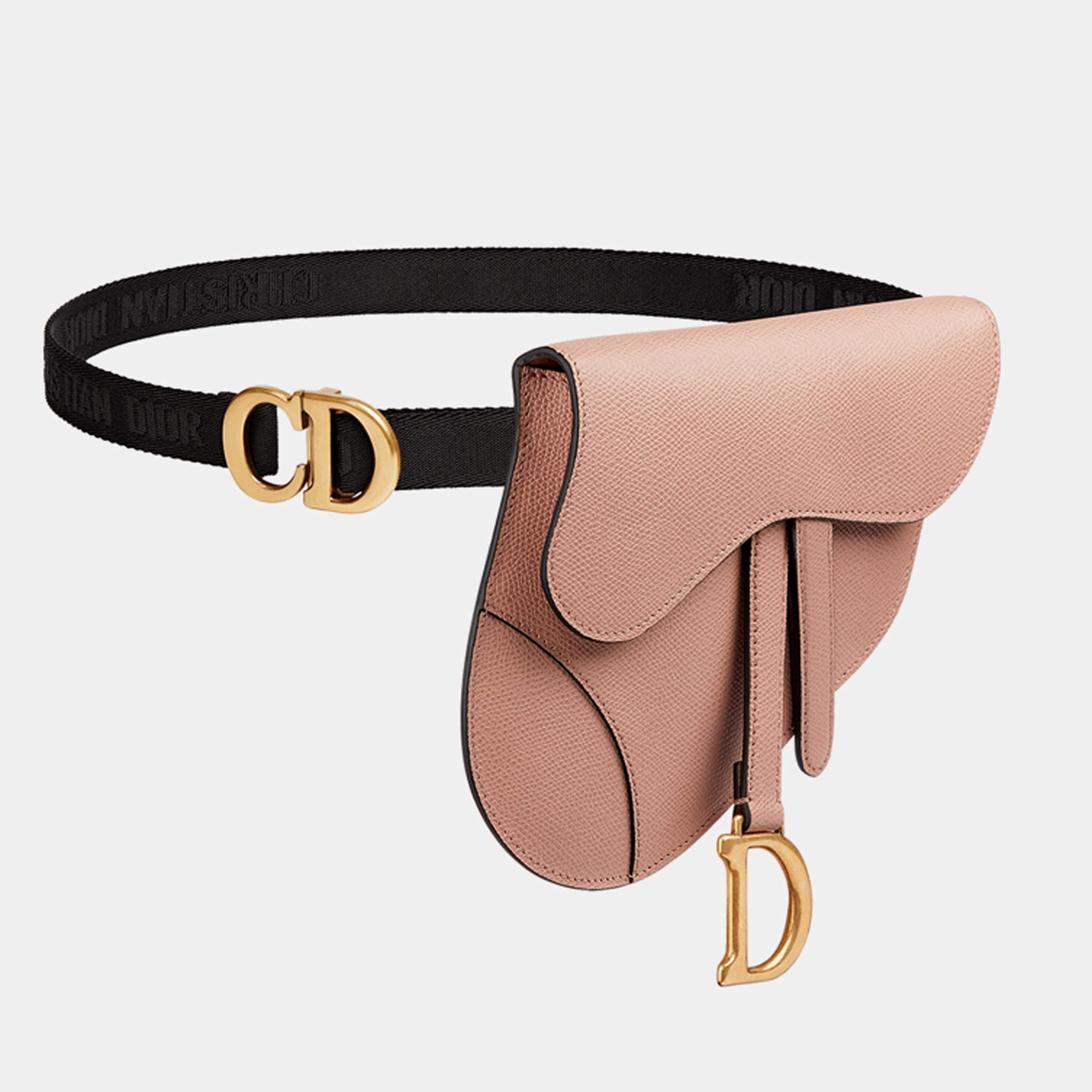 Dior Saddle Belt Pouch Waist Blush Beige Poudre Pink Belt Bag