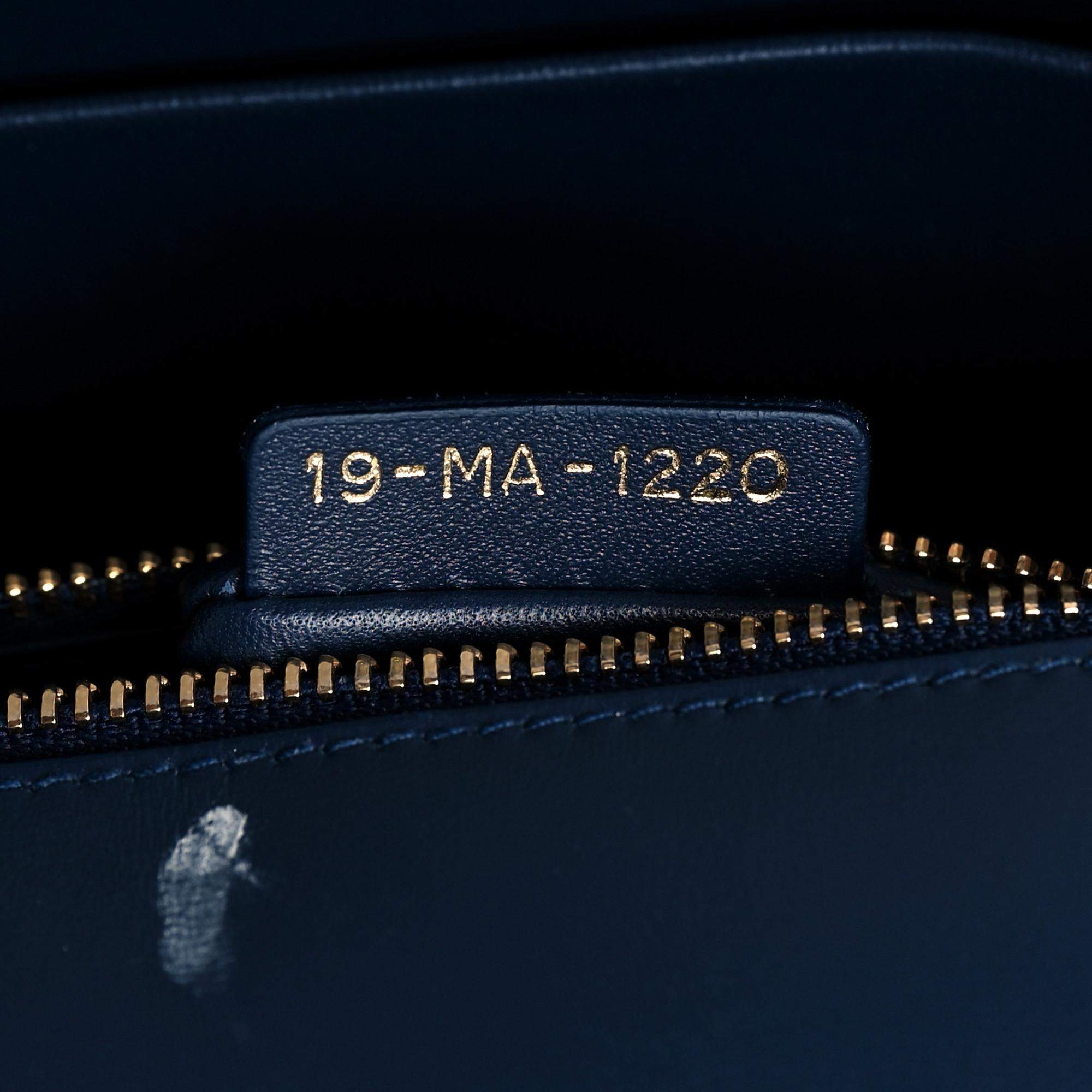 Dior 30 Montaigne Bag Indigo Blue Gradient Calfskin
