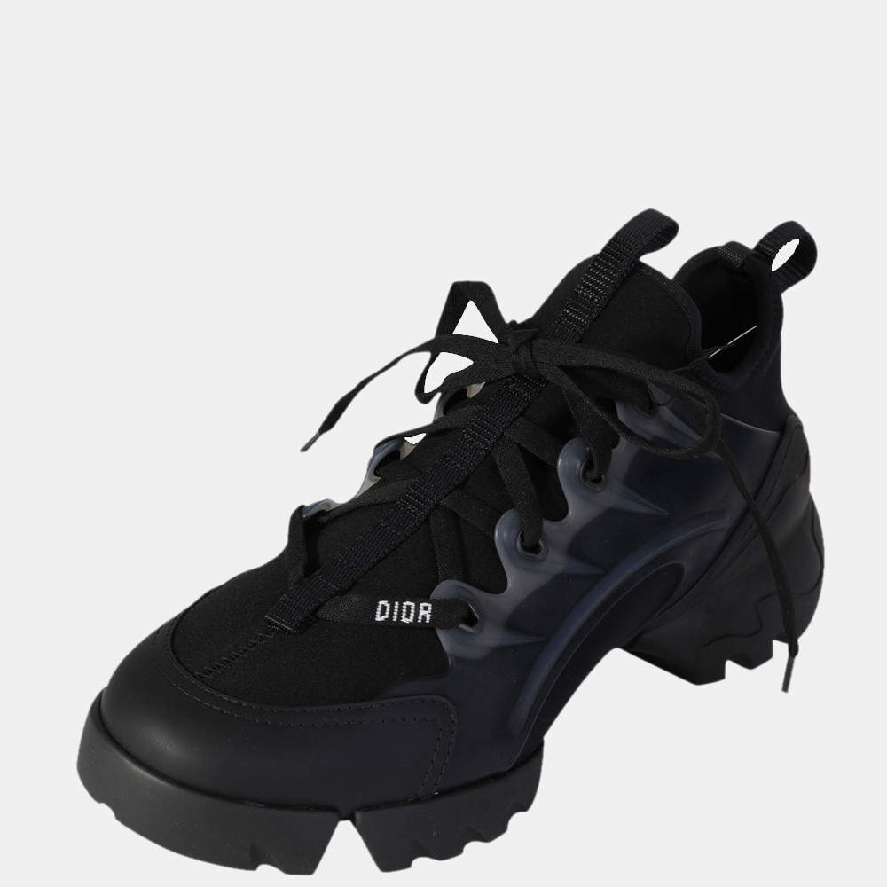 Cloth trainers Dior Black size 39 EU in Cloth - 16651431