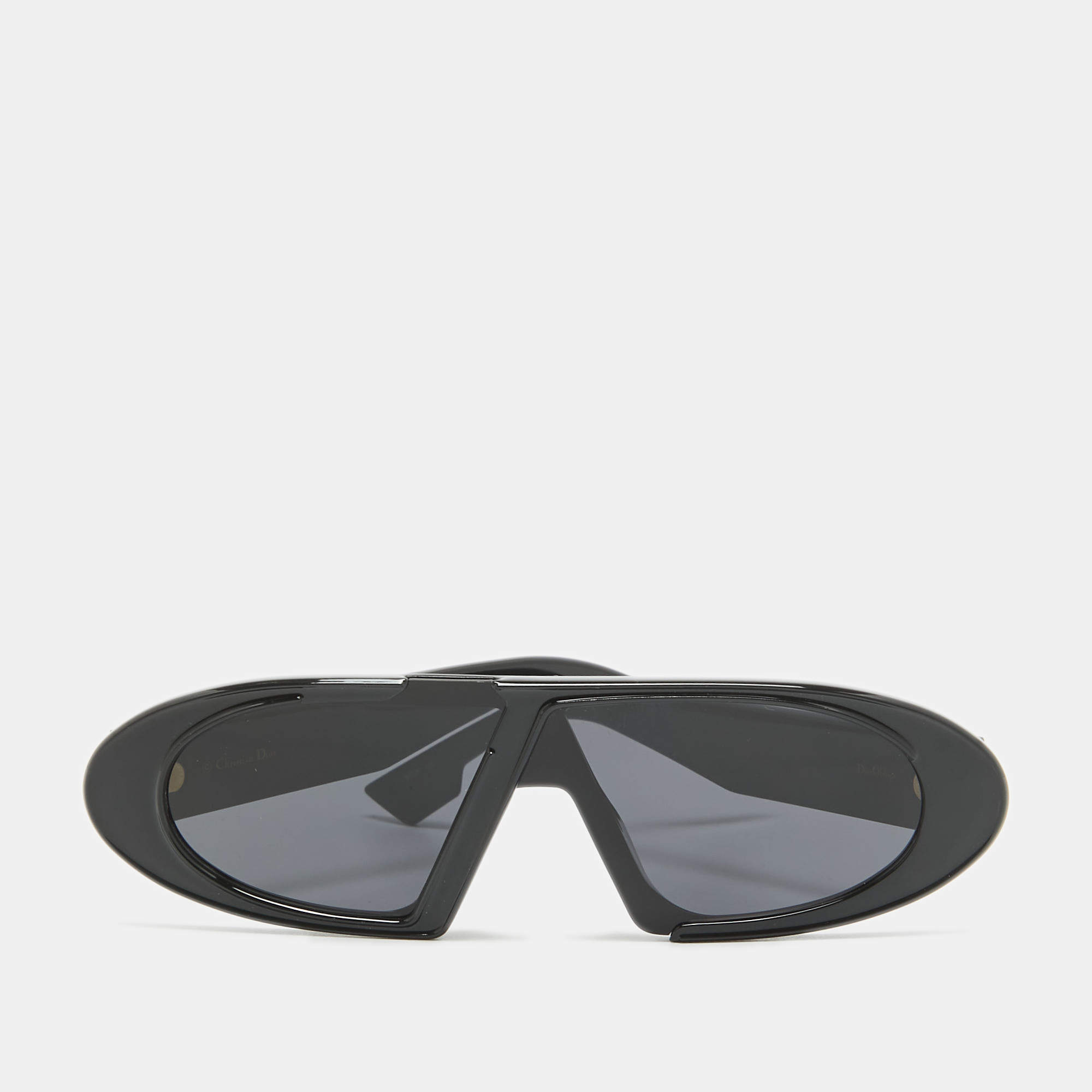 Dior Black Oblique Frame Sunglasses