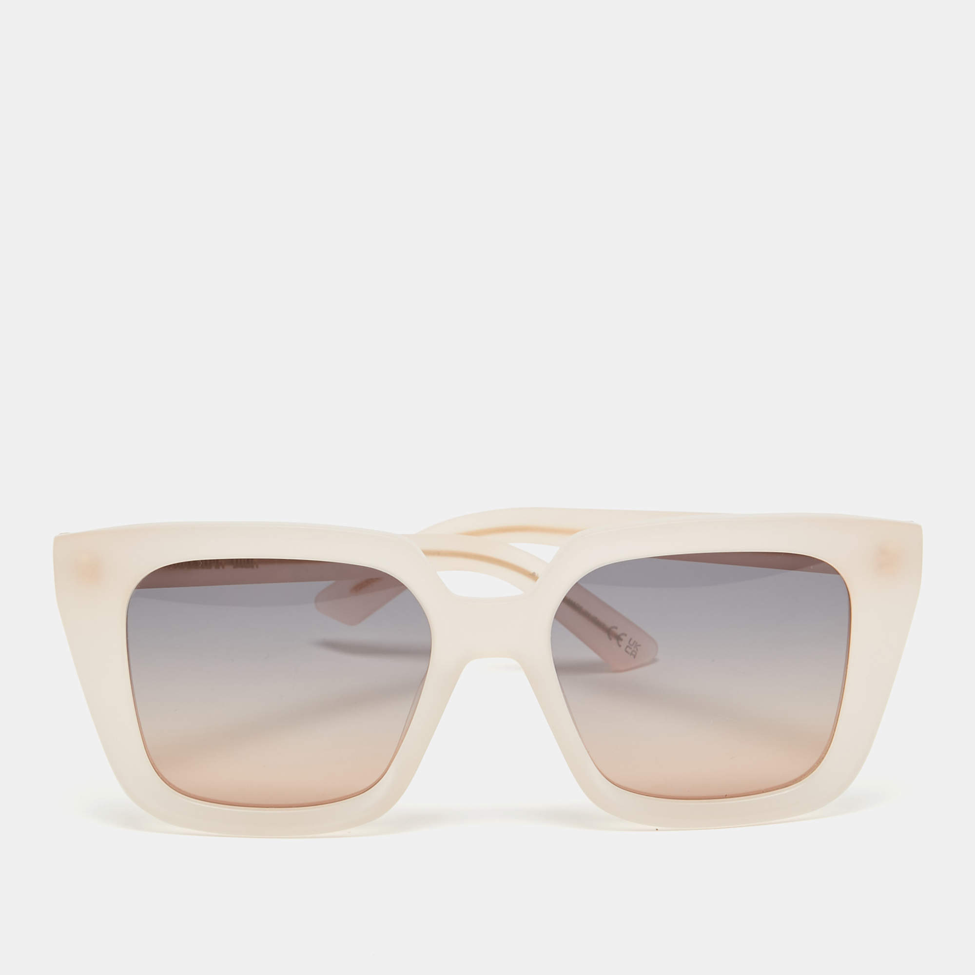 Dior Light Peach Gradient DiorMidnight S1L Rectangle Sunglasses