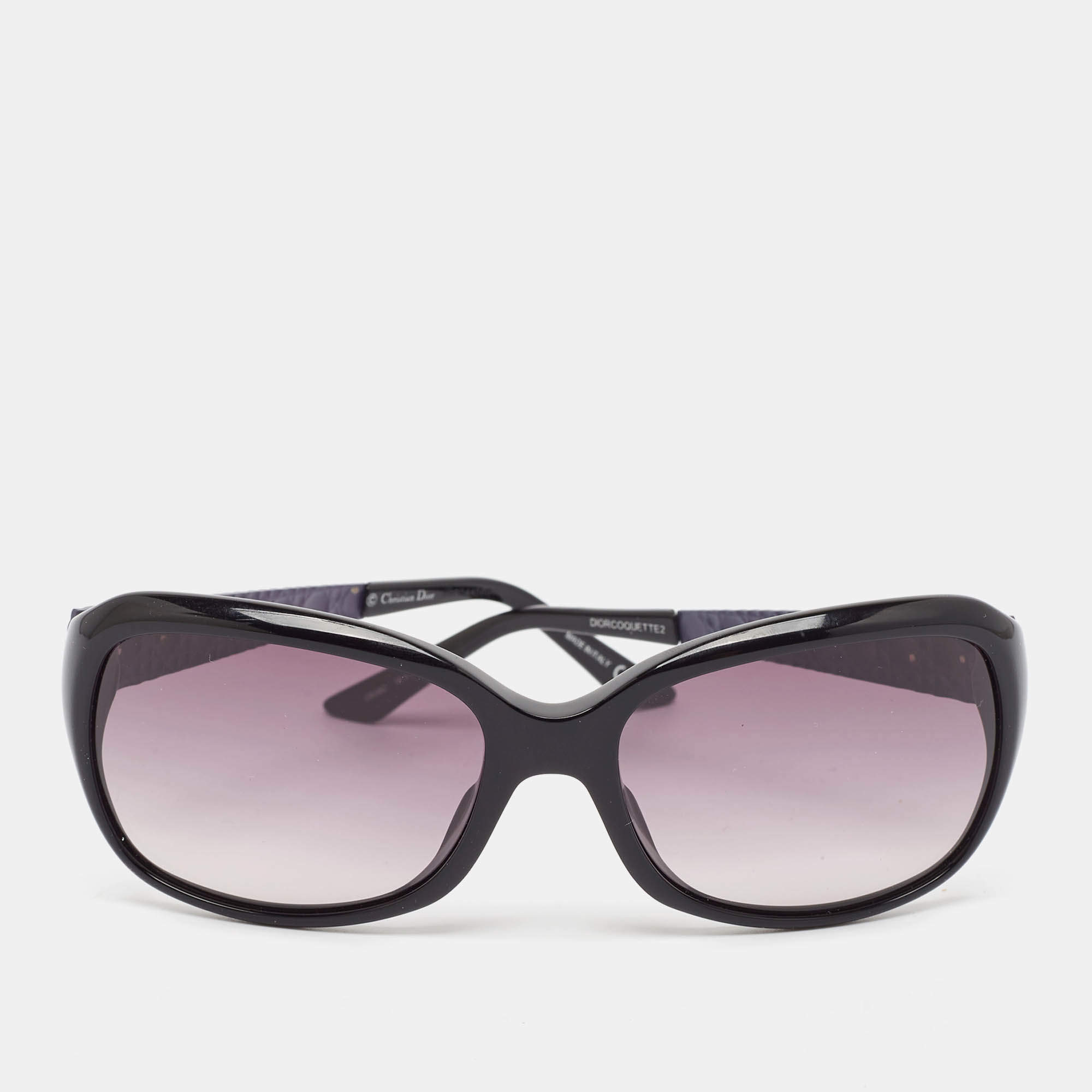 Dior Purple Cannage/Grey Gradient O60BD DiorCoquette2 Rectangle Sunglasses
