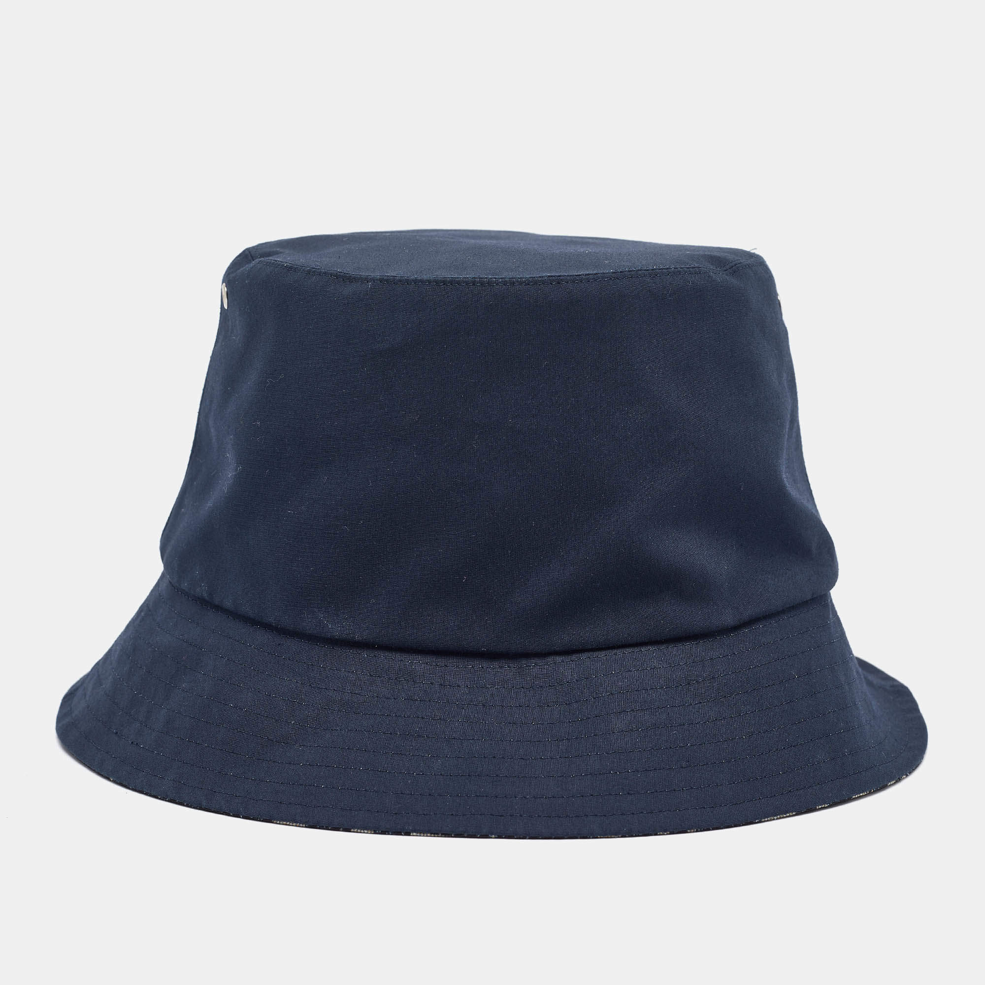 DIORネイビー バケットハット　サイズ58 Christian Dior バケットハット ネイビー 58