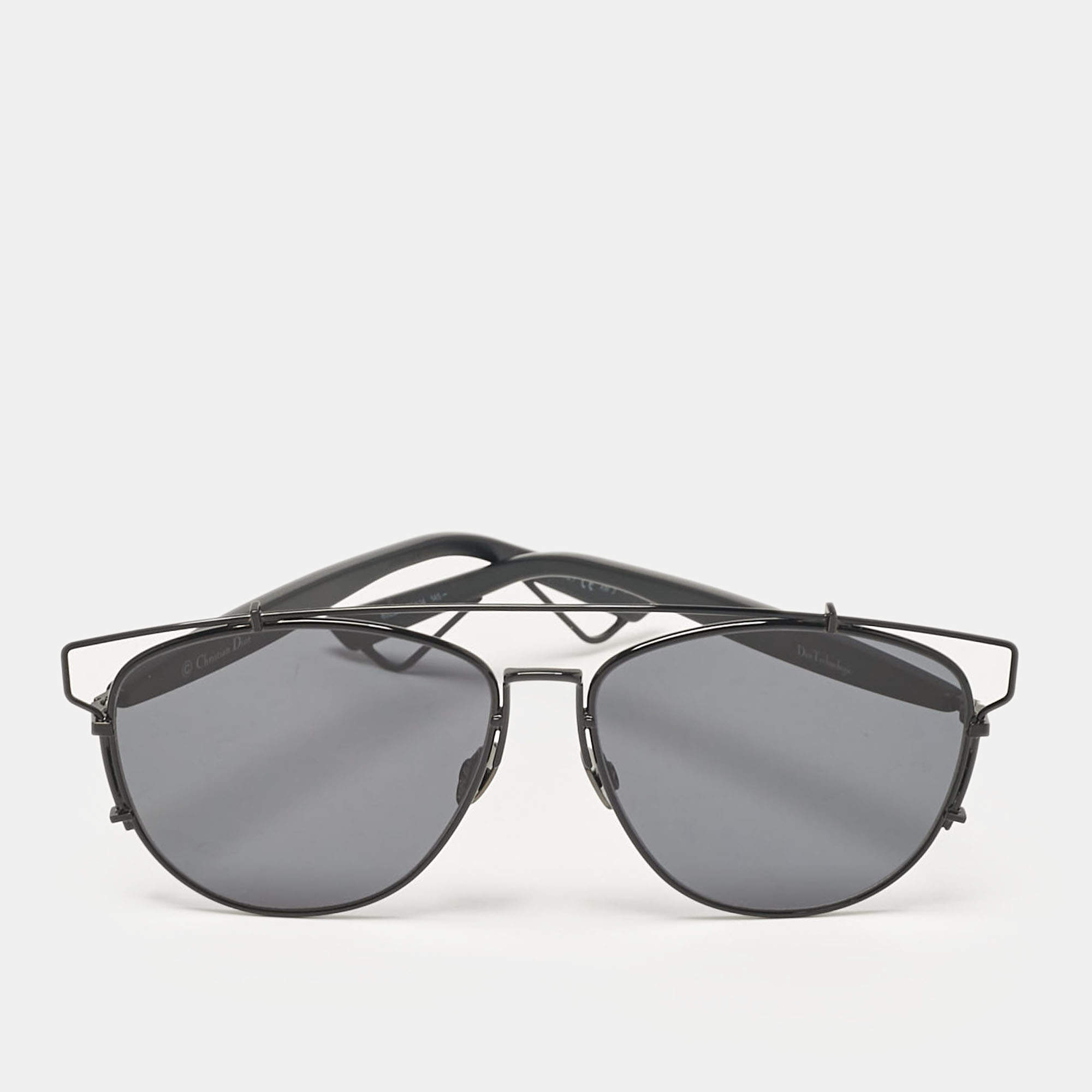 Dior Black Dior Technologies Aviator Sunglasses
