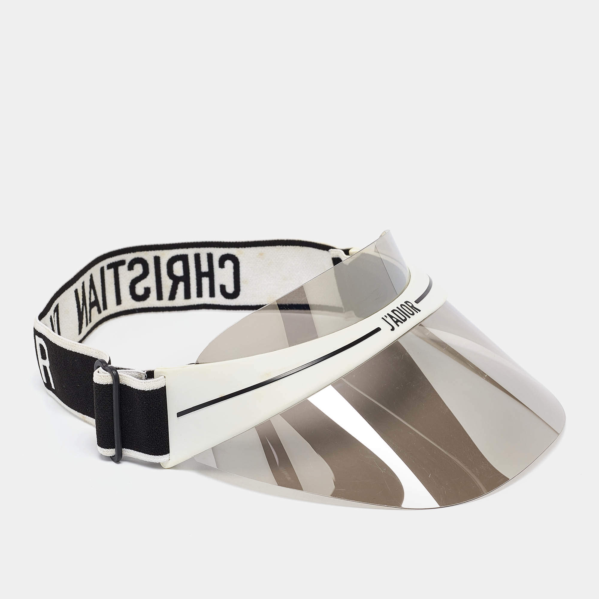 Pre Owned Christian Dior Grey DiorClub1 Sun Visor