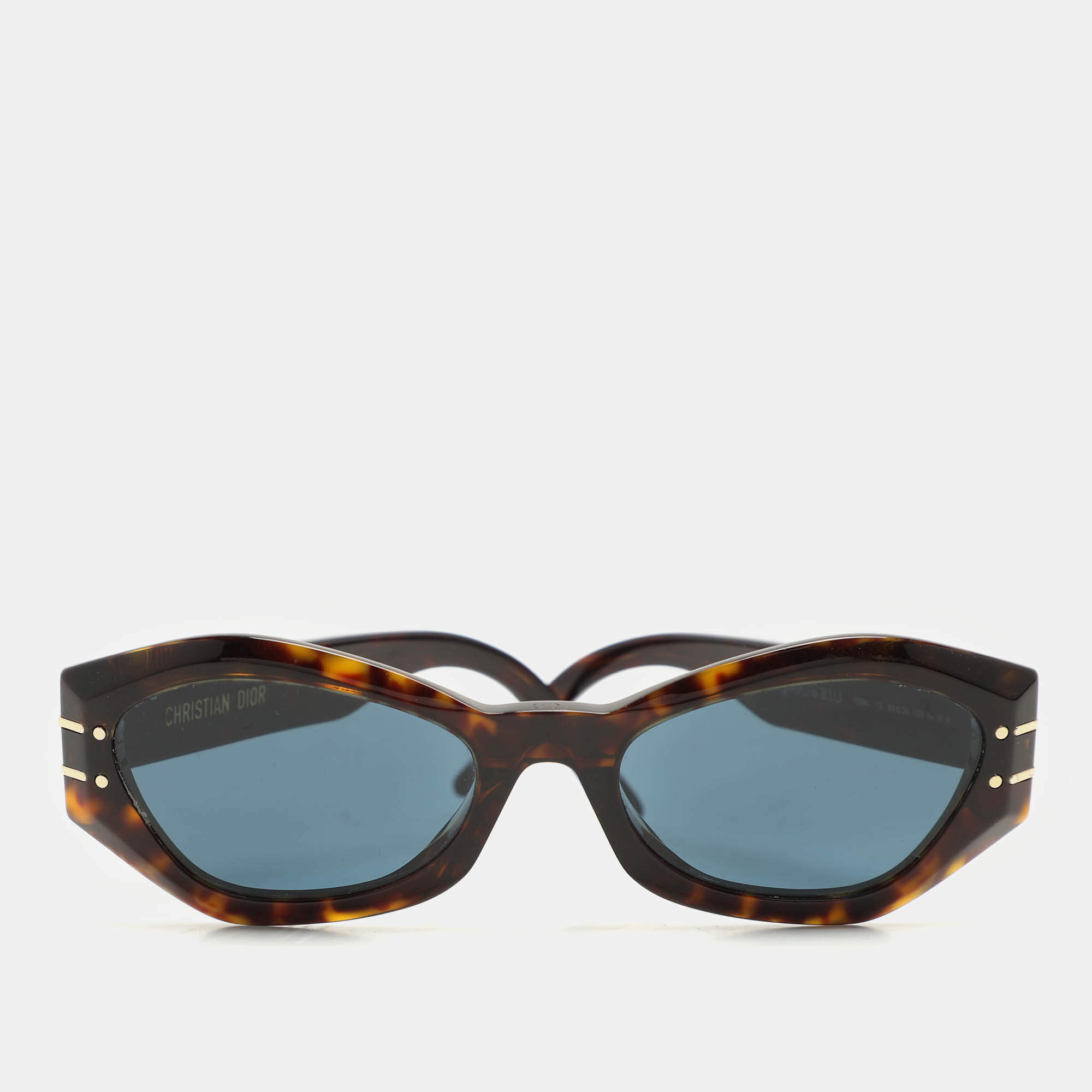 Pre Owned Dior Tortoiseshell Acetate DiorSignature B1U Butterfly Sunglasses