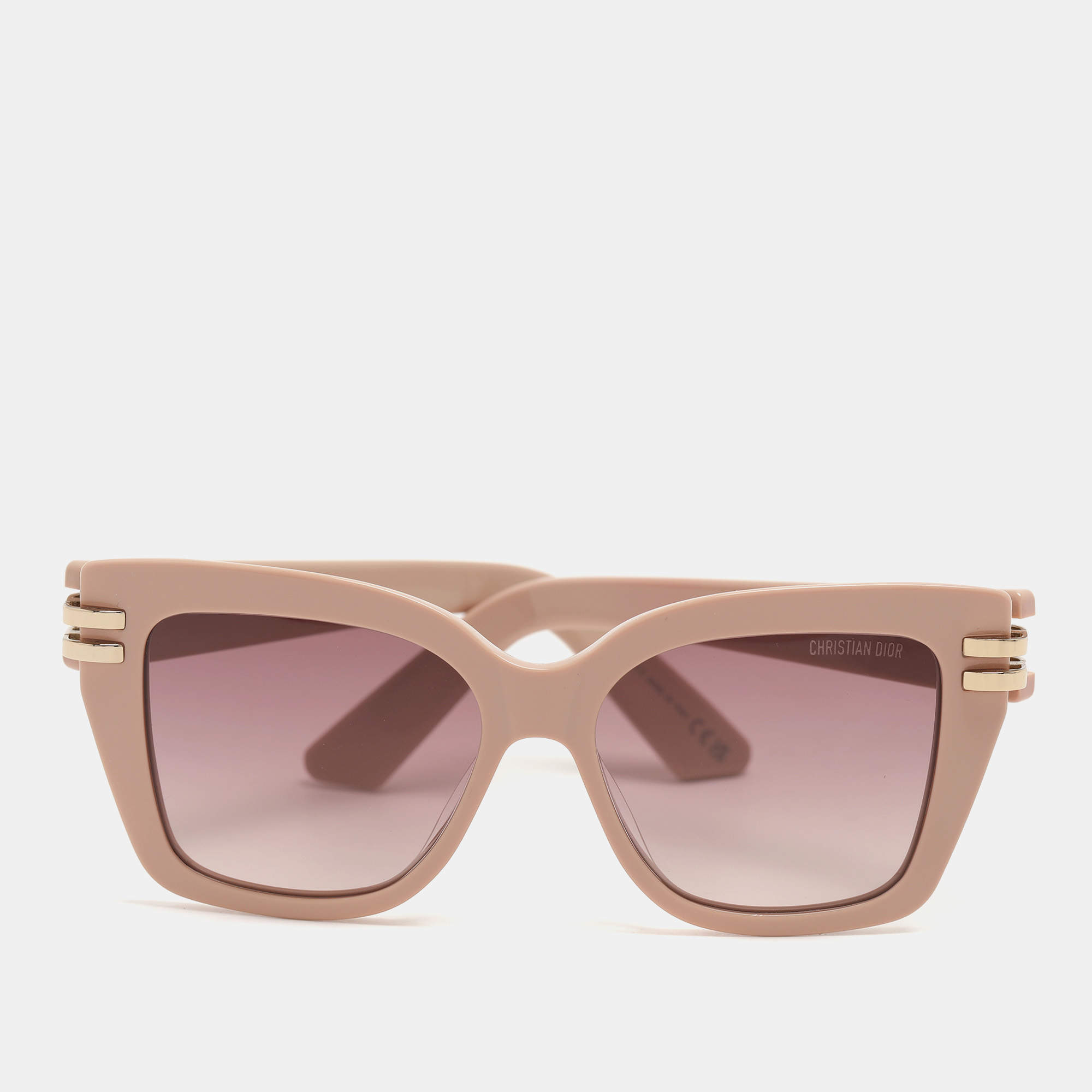 Pre Owned Dior Pink/Pink Gradient CDior S1I Square Sunglasses