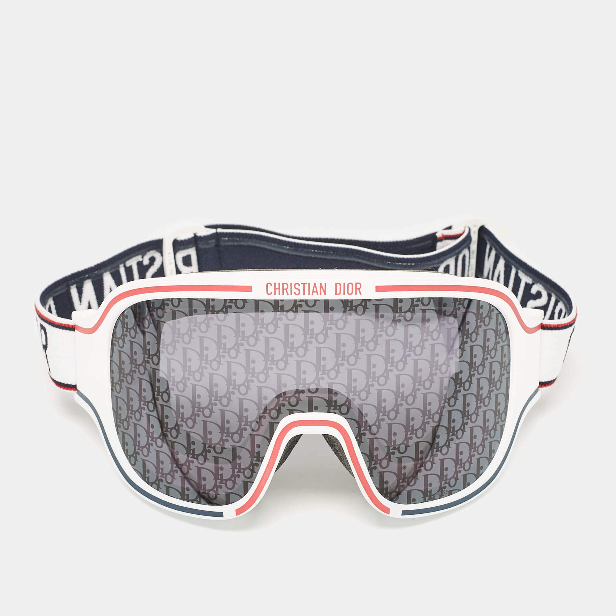 Dior White/Black Dior M11 Ski Goggles