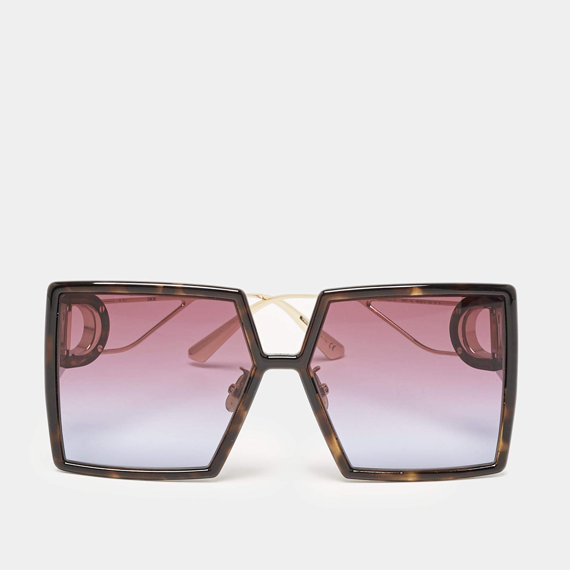 Dior Black Gradient 30 Montaigne SU Oversized Sunglasses