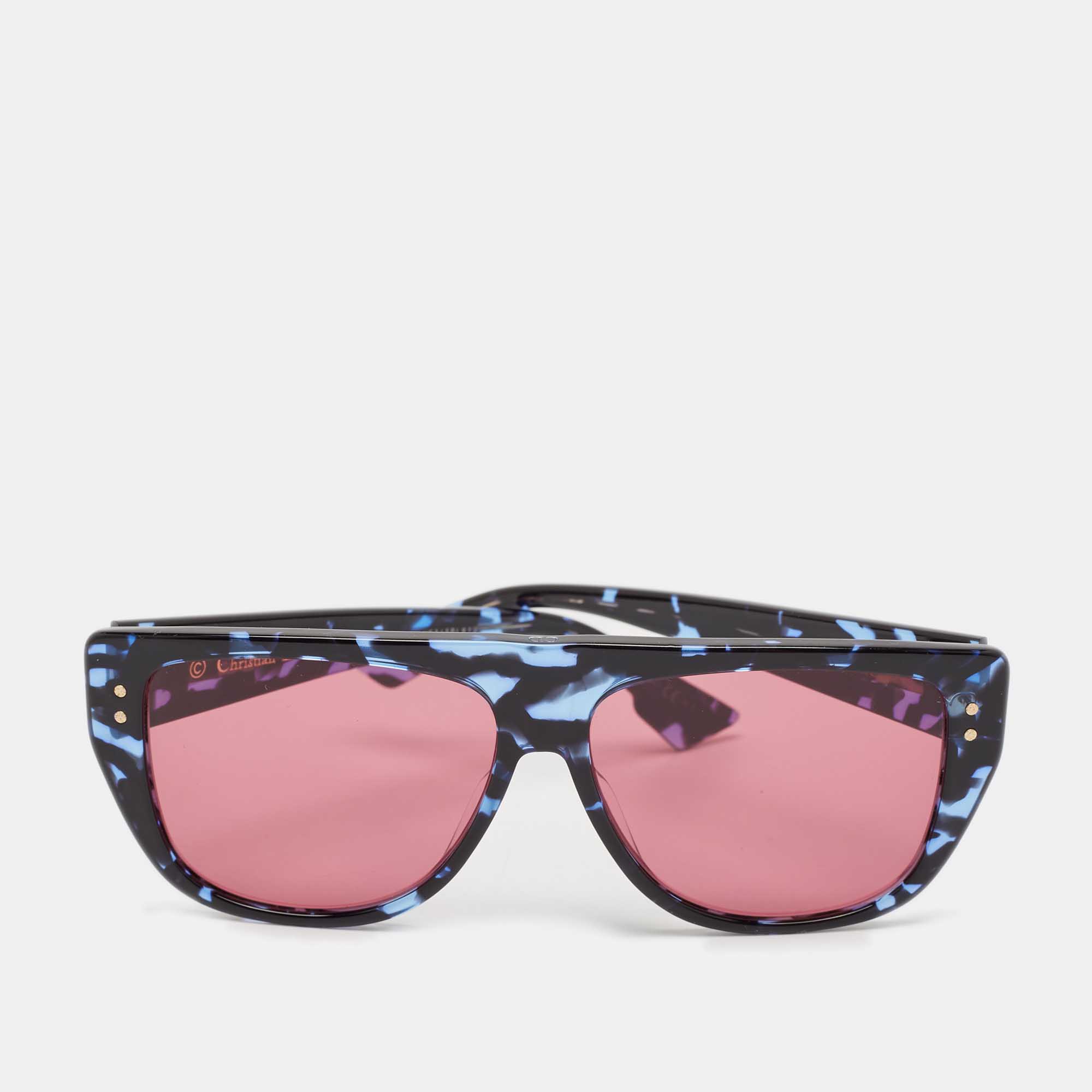 Dior Pink/Blue JBWU1 Dior Club 2 Square Sunglasses