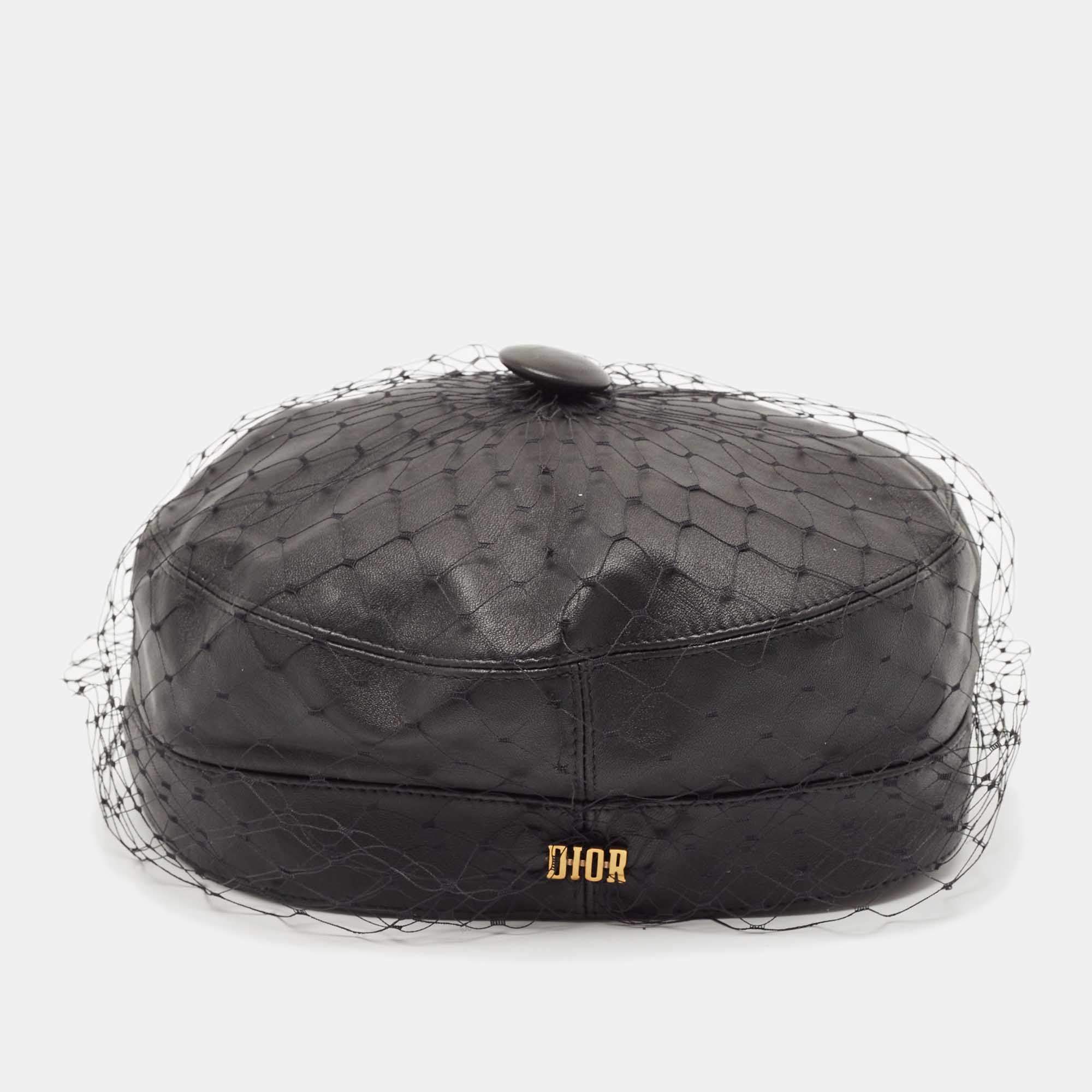 Leather Goods Dior Beret Leather CHRISTIAN DIOR D-DREAM LAMBSKIN