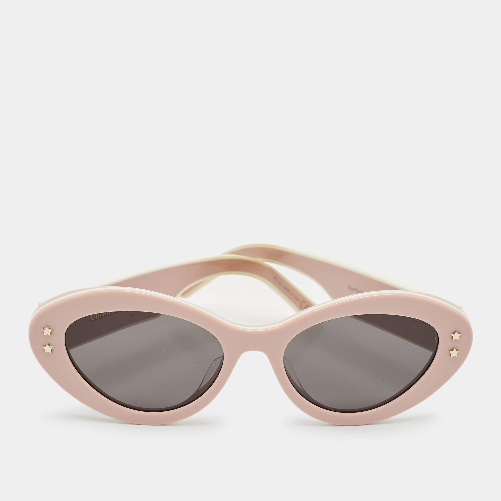 Dior Old Rose/White DiorPacific B1U Cat Eye Sunglasses