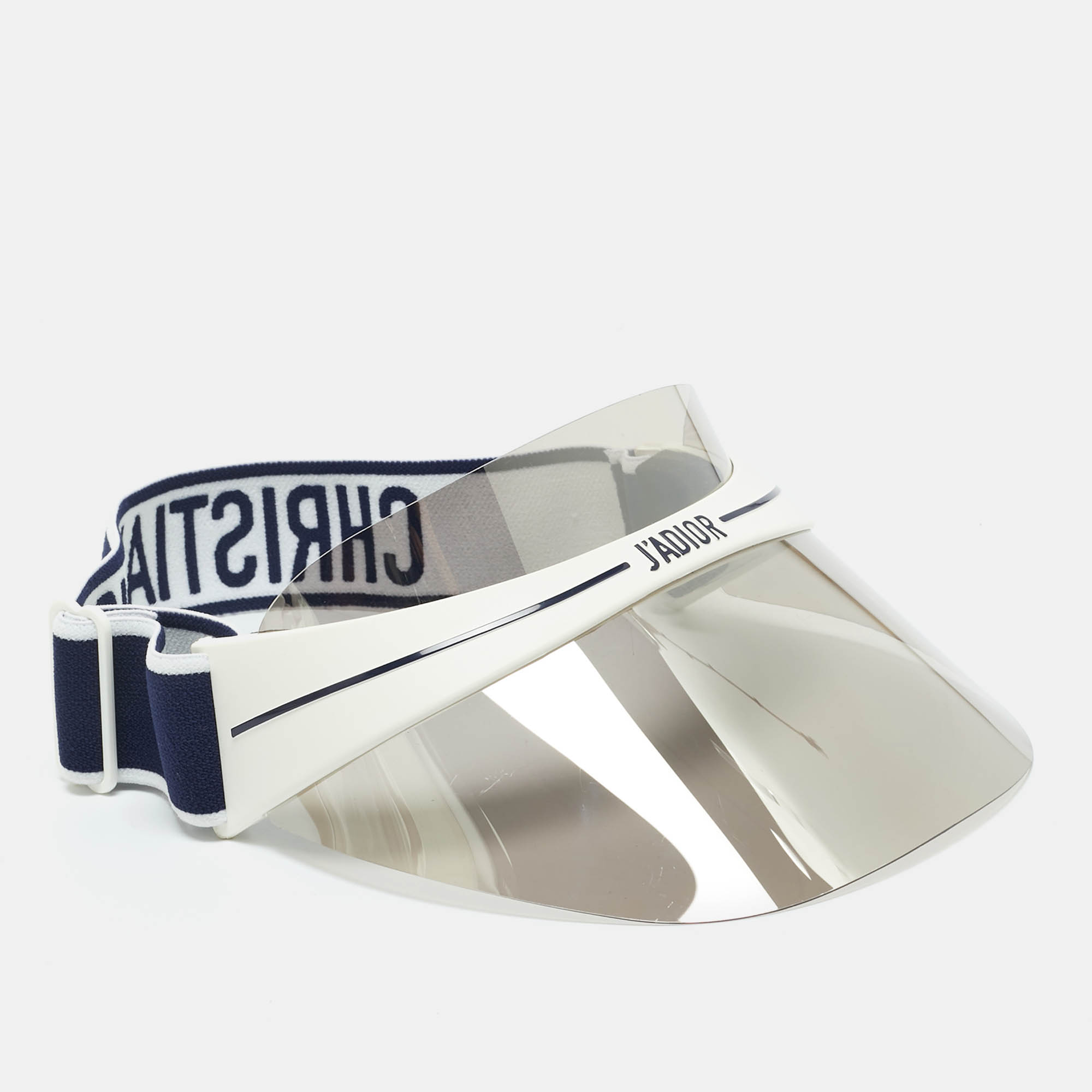 Pre Owned Christian Dior Grey DiorClub1 Visor