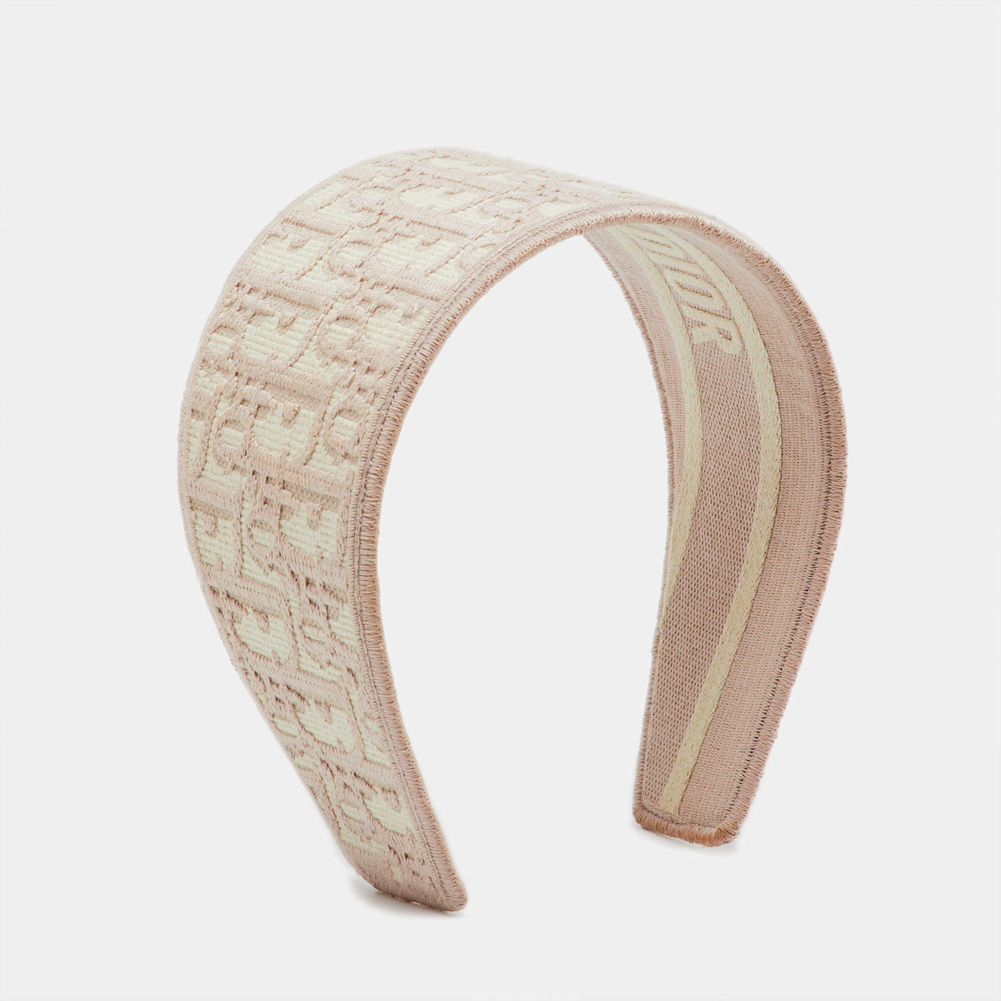 Christian Dior Beige J'Adior Elasticized Double Loop