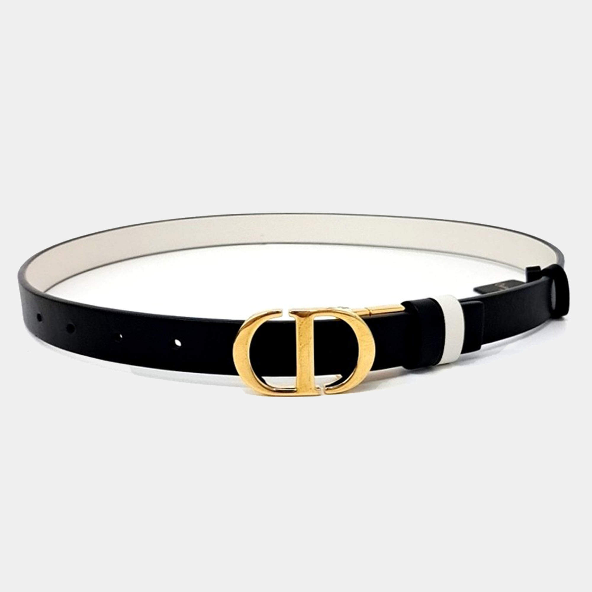 Pre Owned Dior Leather Reversible belt