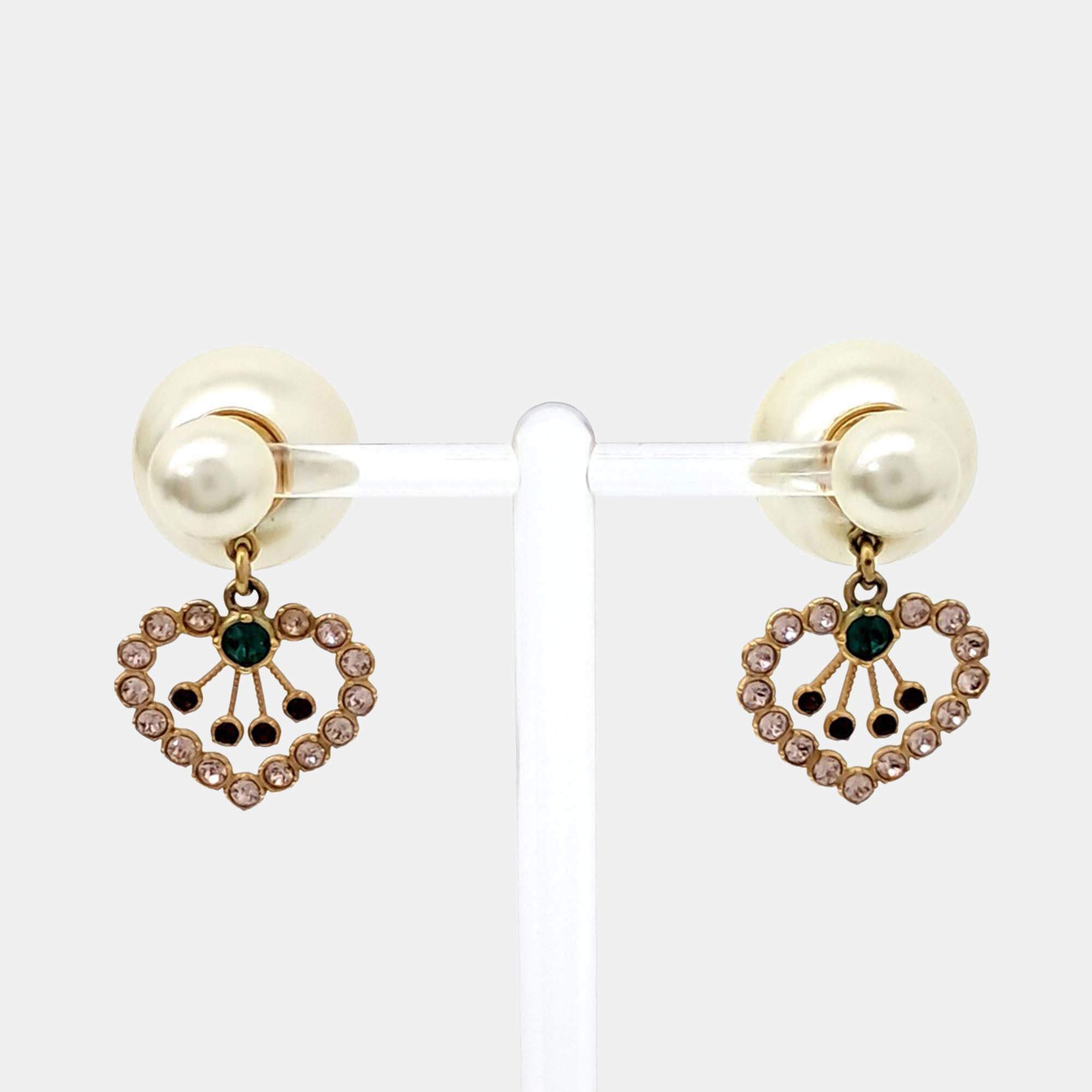 Pre Owned Dior Metal Tribal Earrings