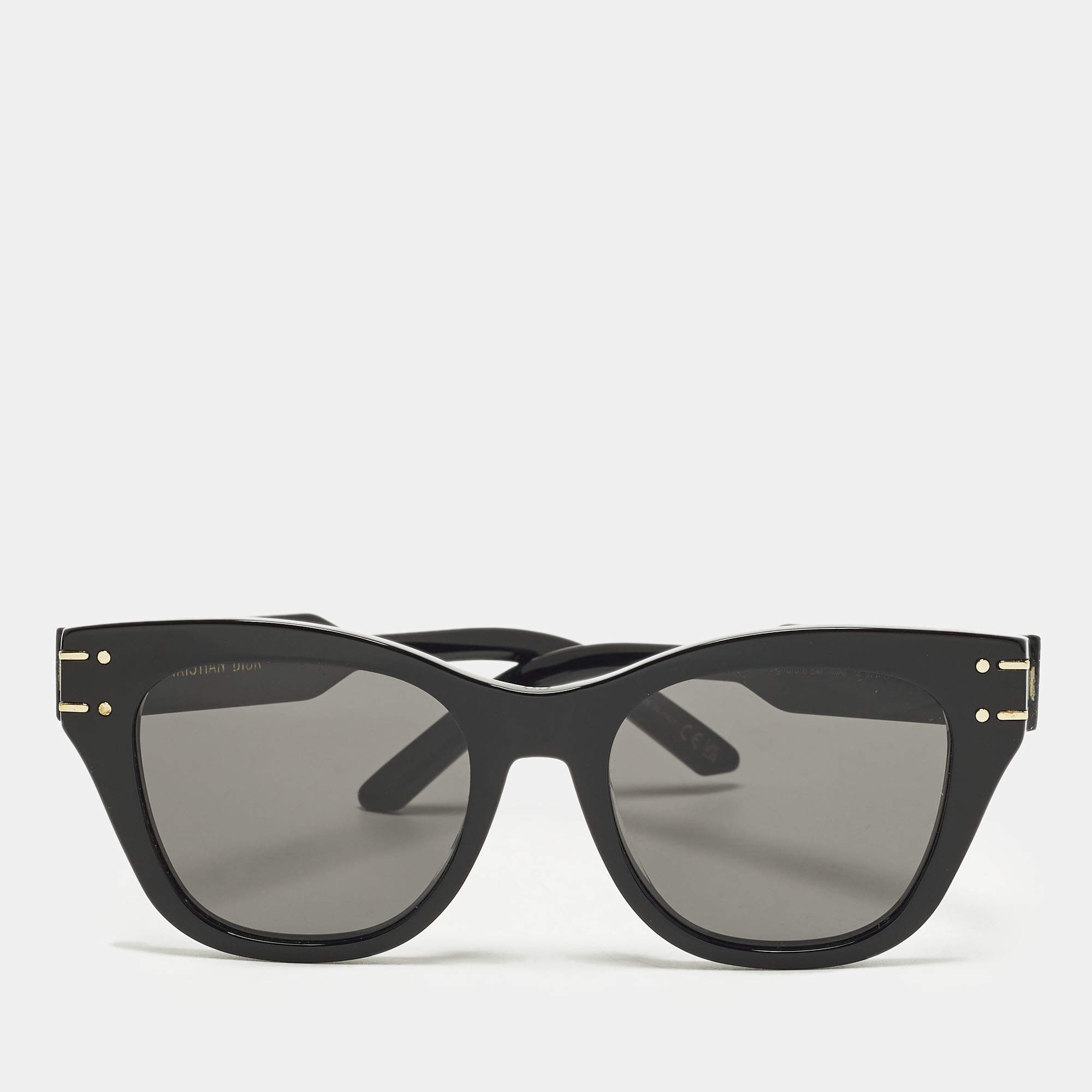 مملوكة مسبقًا Dior Black Signature B41 Square Sunglasses