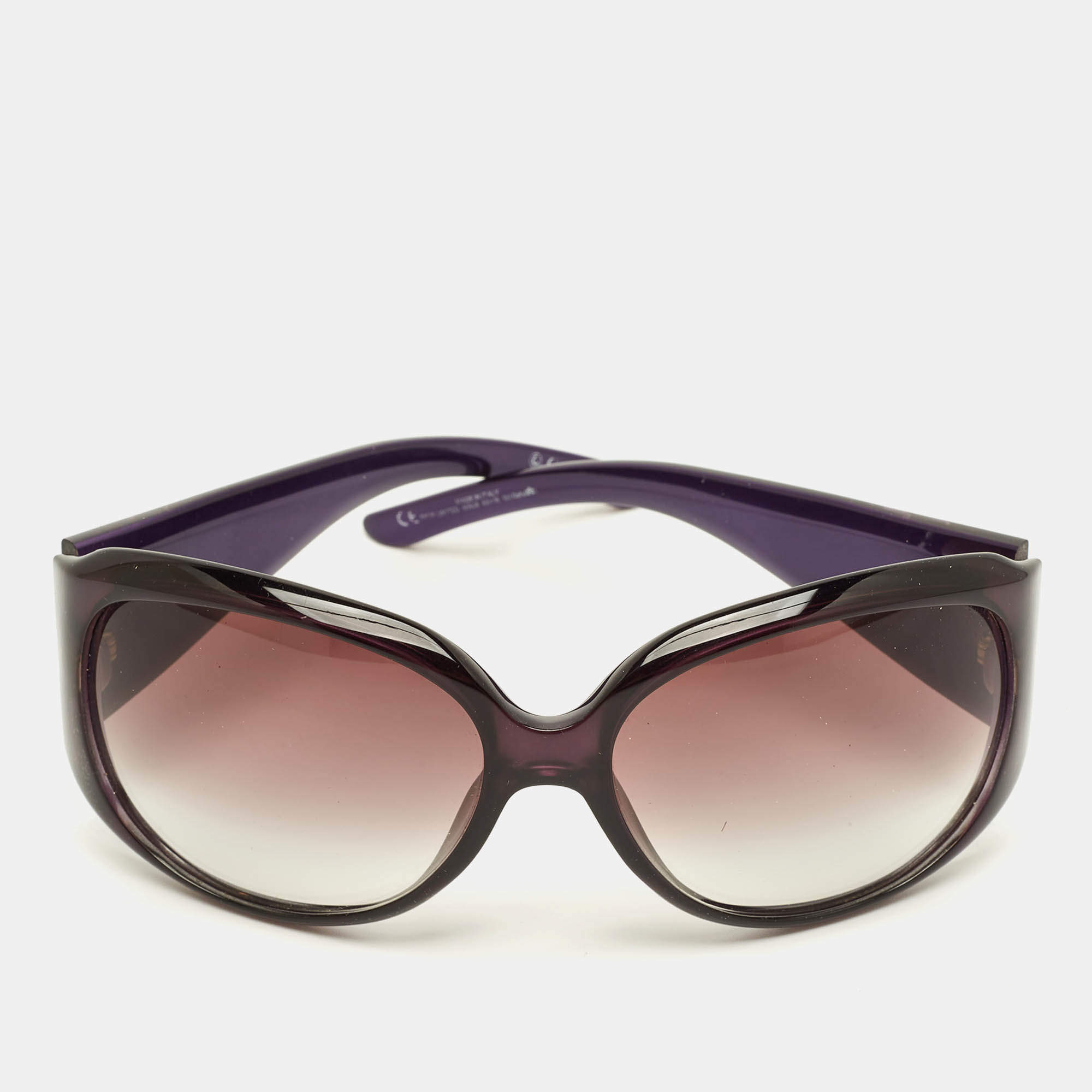 مملوكة مسبقًا Dior Purple Gradient 609J8 Dior Limited Crystal Oversized Sunglasses