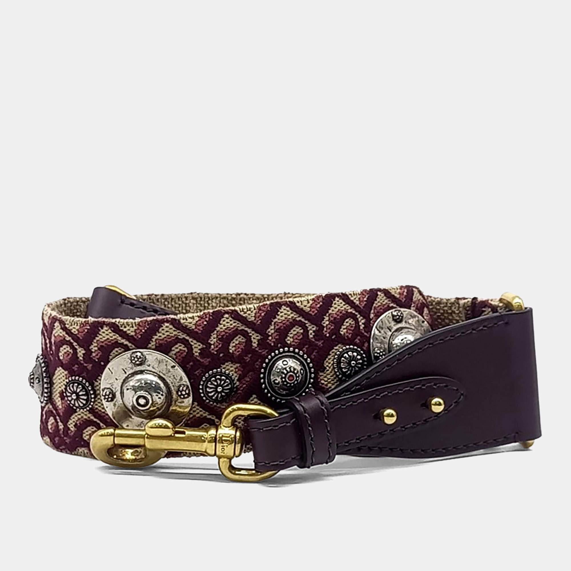 Pre Owned Christian Dior Multicolor Fabric strap