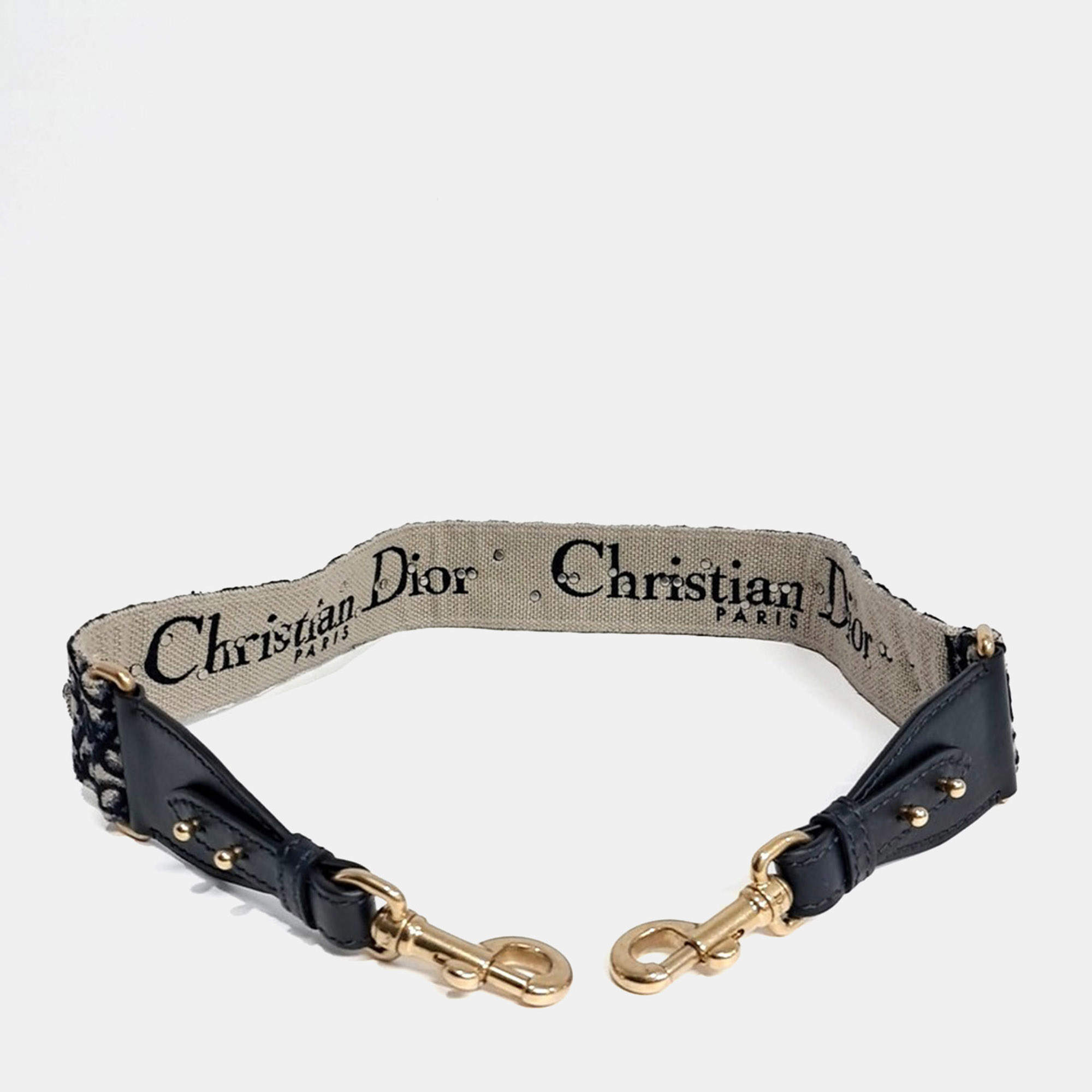 مملوكة مسبقًا حمالة قماش كحلية ديور