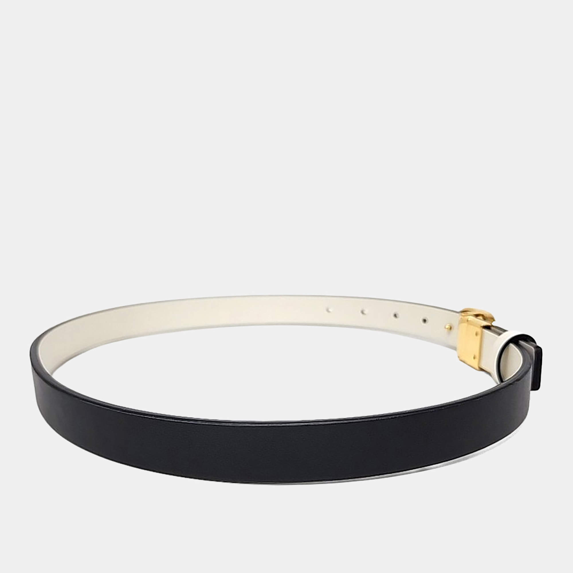 Dior Black Leather D-Fence Buckle Belt 80 CM Dior | TLC US