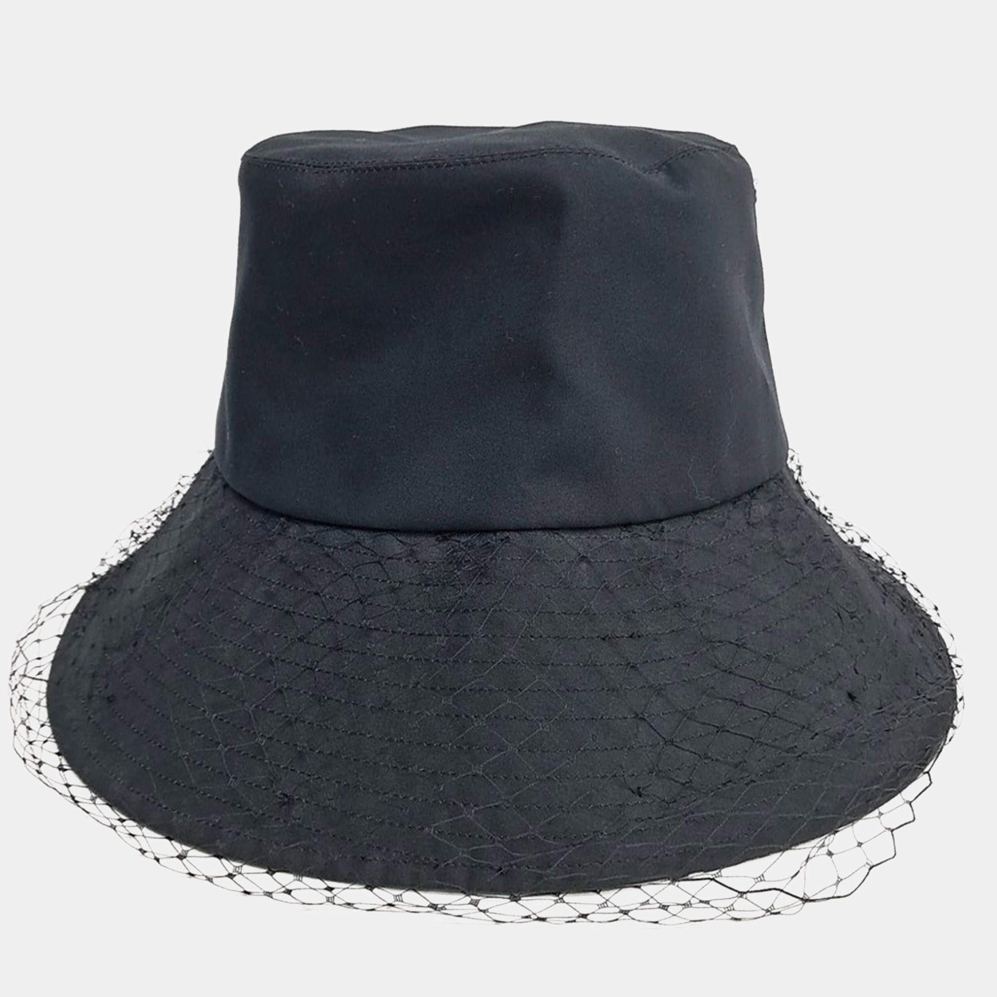 Pre Owned قبعة سوداء كريستيان ديور