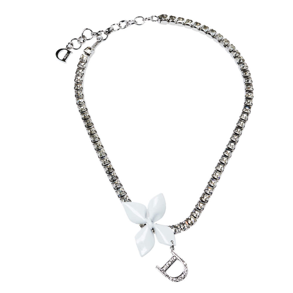 Dior hotsell flower necklace