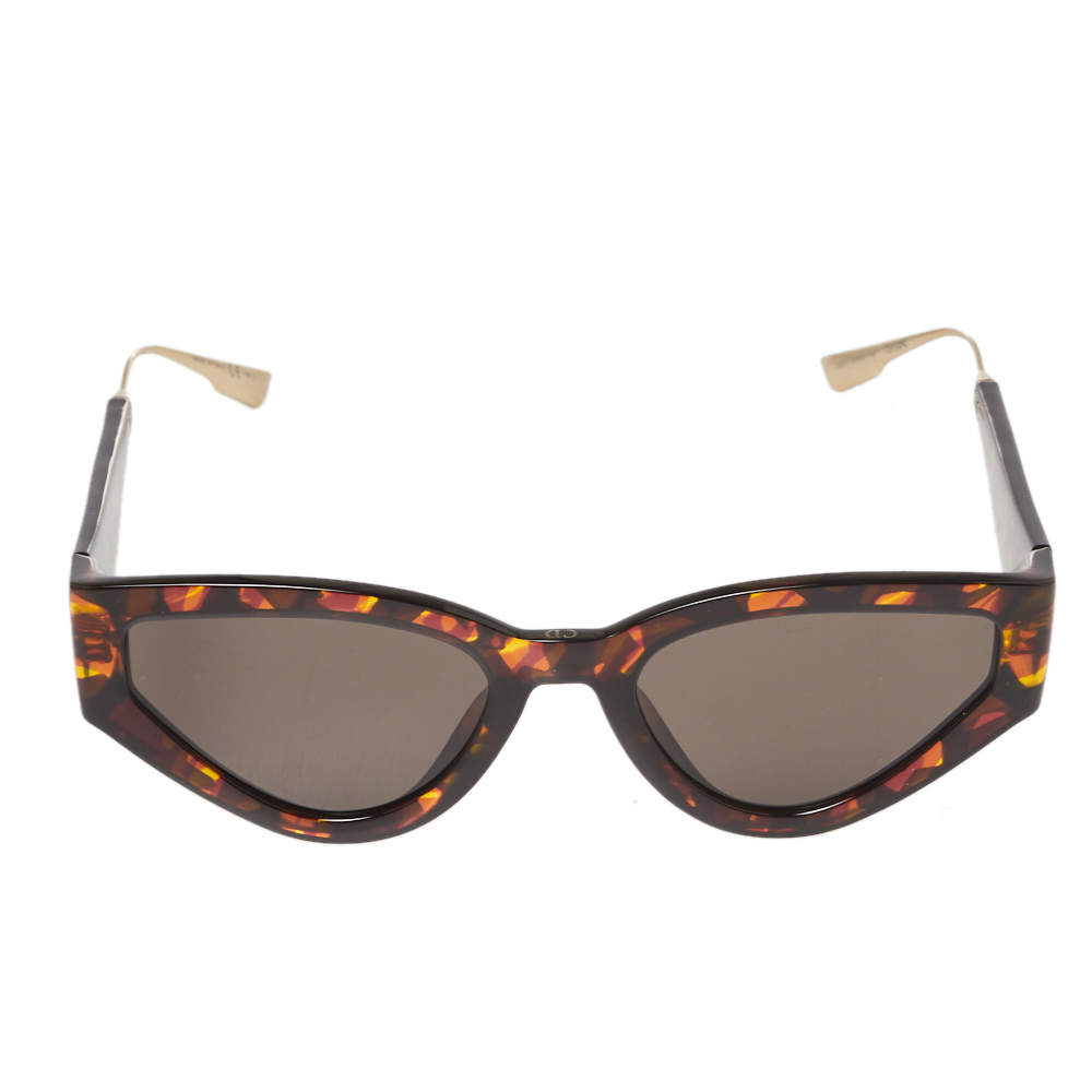 DIOR EYEWEAR DiorSignature B3U tortoiseshell acetate and goldtone cateye  sunglasses  NETAPORTER