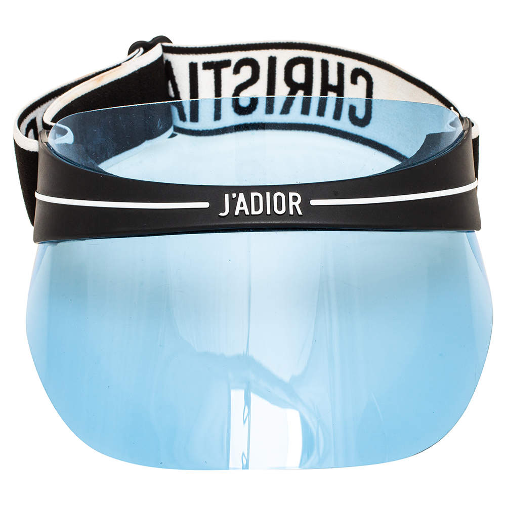 Pre Owned Christian Dior Blue Dior Club1 Sun Visor