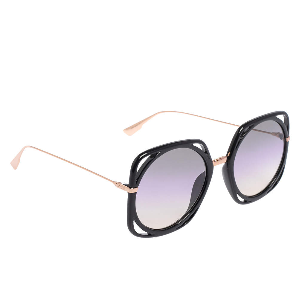 Dior Black DiorDirection 26S0D Oversized Square Gradient Sunglasses