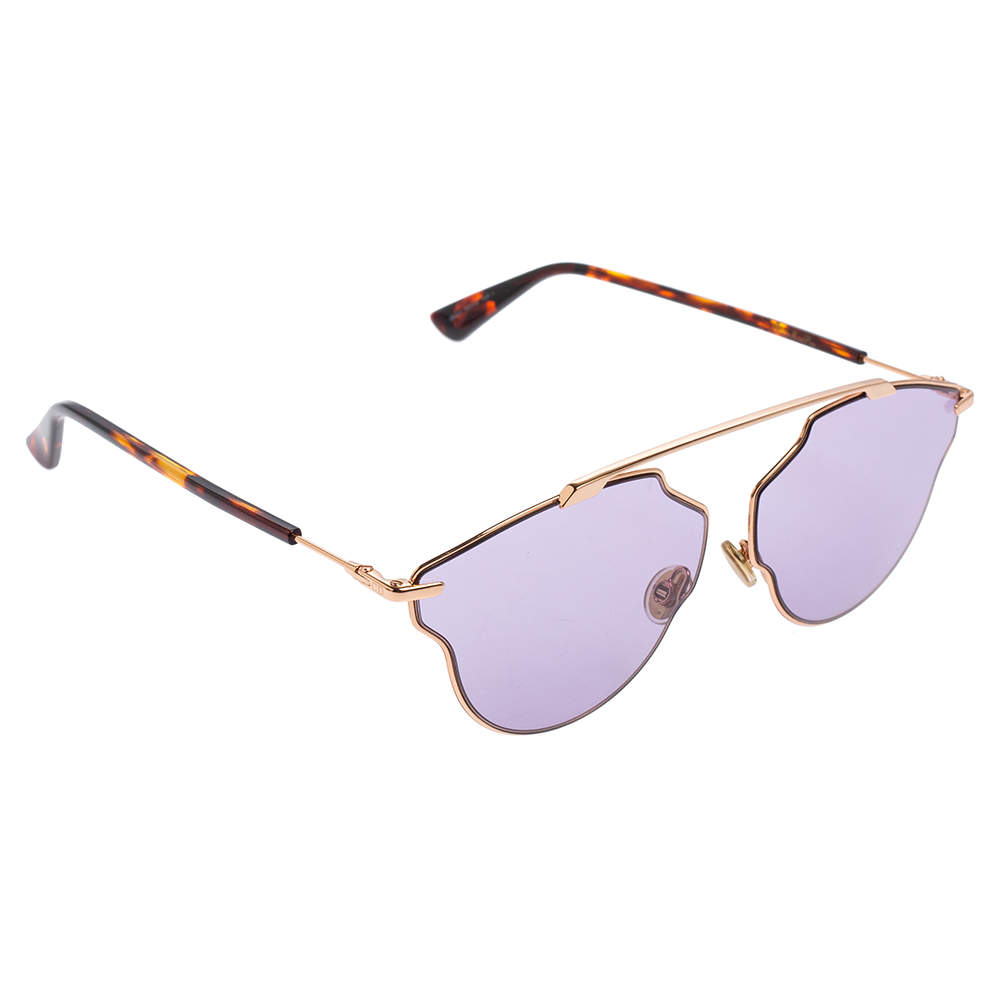 Pre Owned Dior Purple Acetate DiorSoReal1Pop Sunglasses