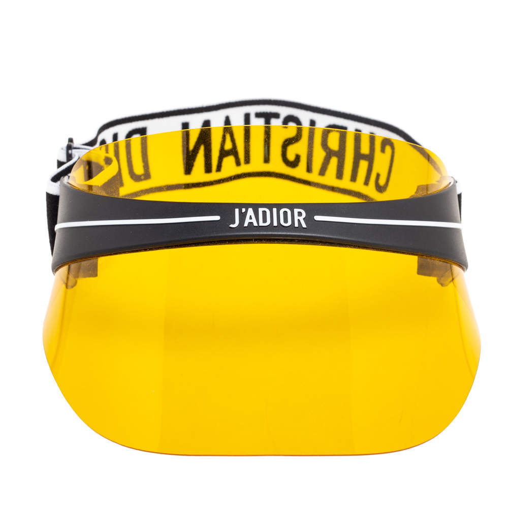 Christian dior 2024 yellow visor