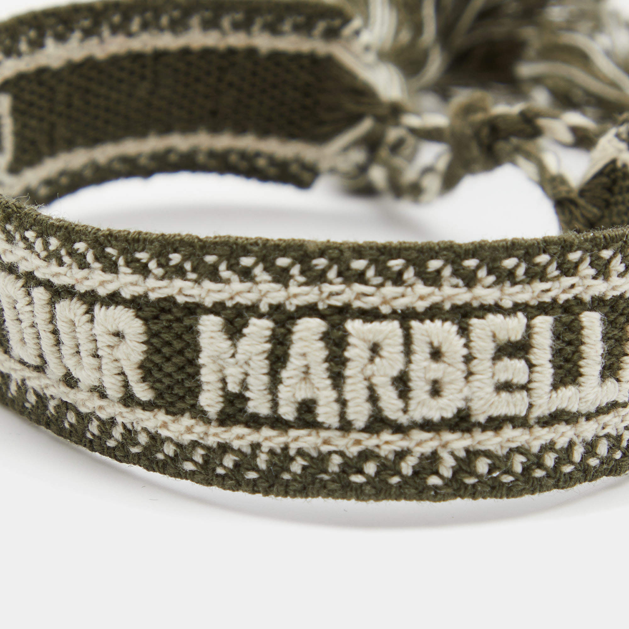 Dior Burgundy & Green J'adior Marbella Friendship Bracelets Set of
