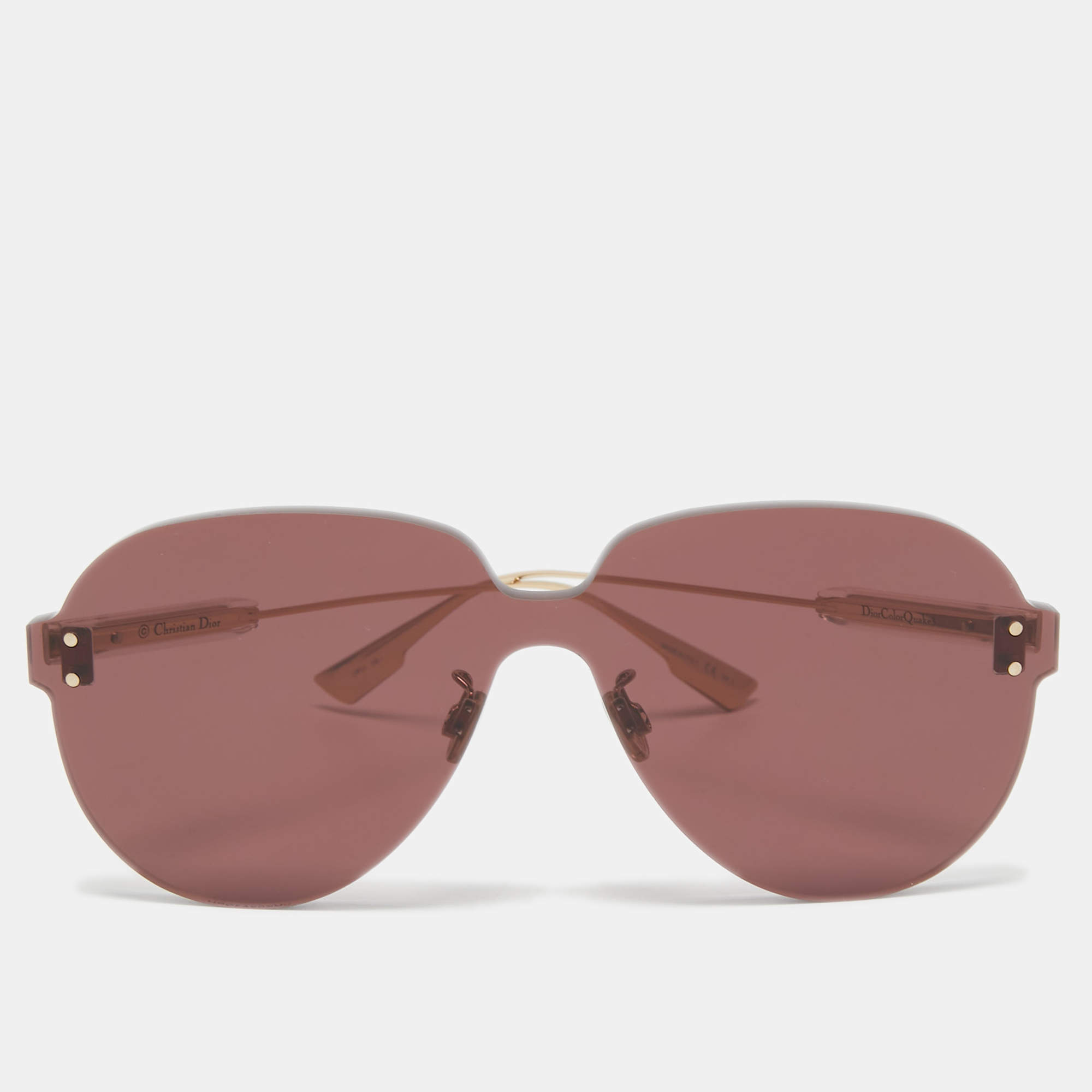 Pre Owned Dior Burgundy Diorquake3 Sunglasses