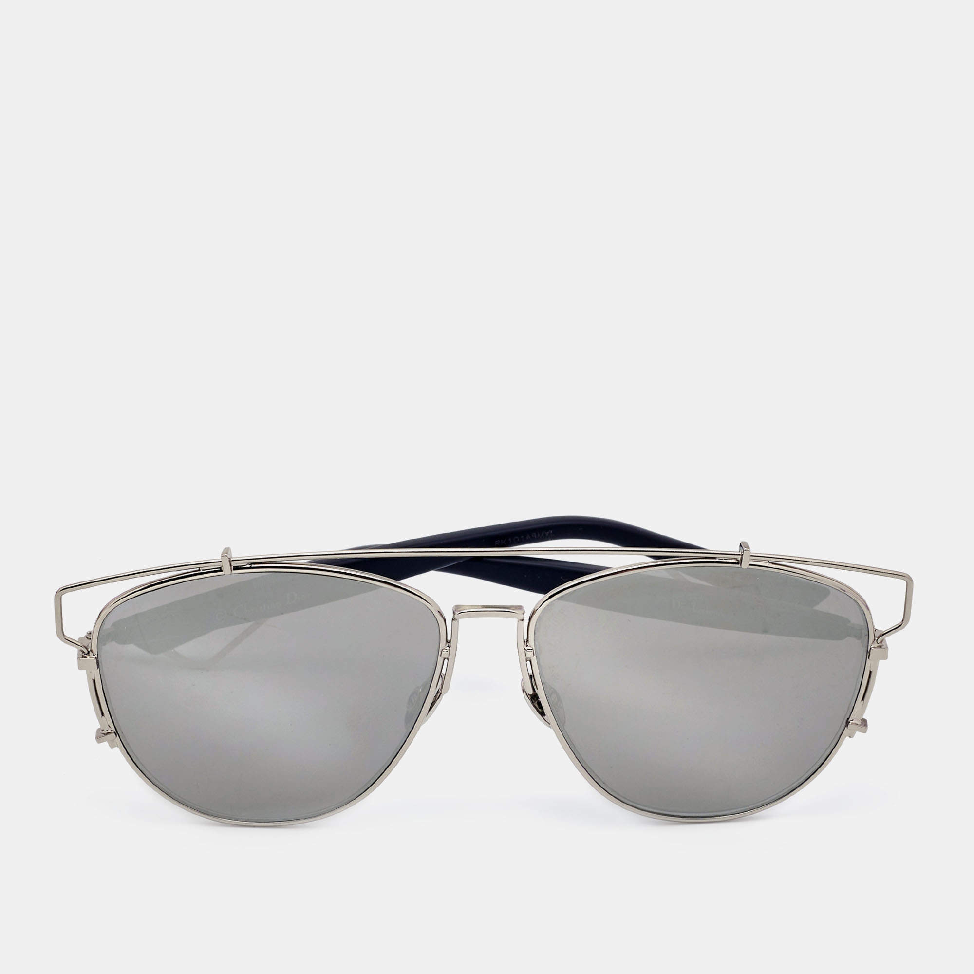 Dior Silver/Black 84J0T Dior Technologic Mirrored Sunglasses