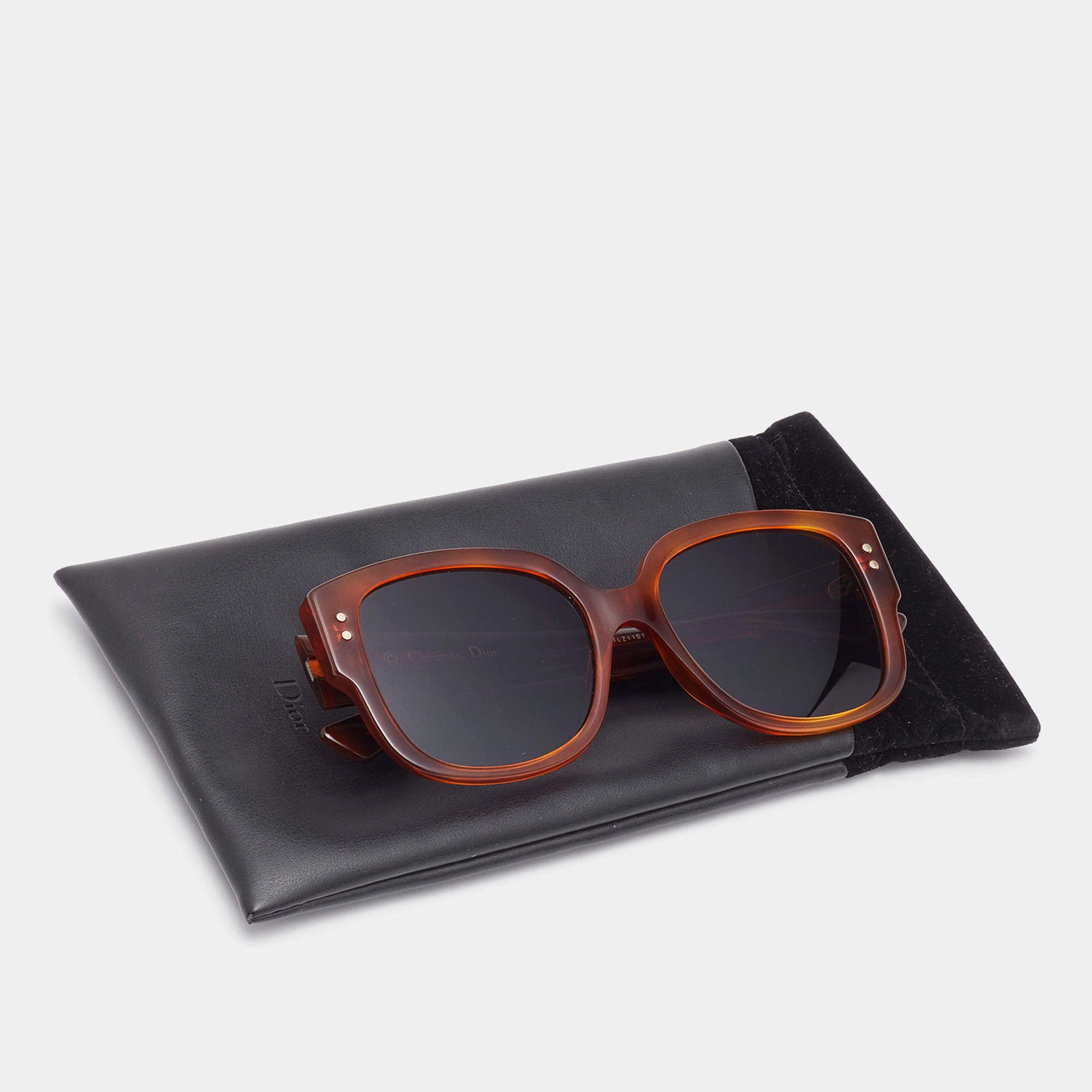 Dior Lady Dior Studs Sunglasses in Brown
