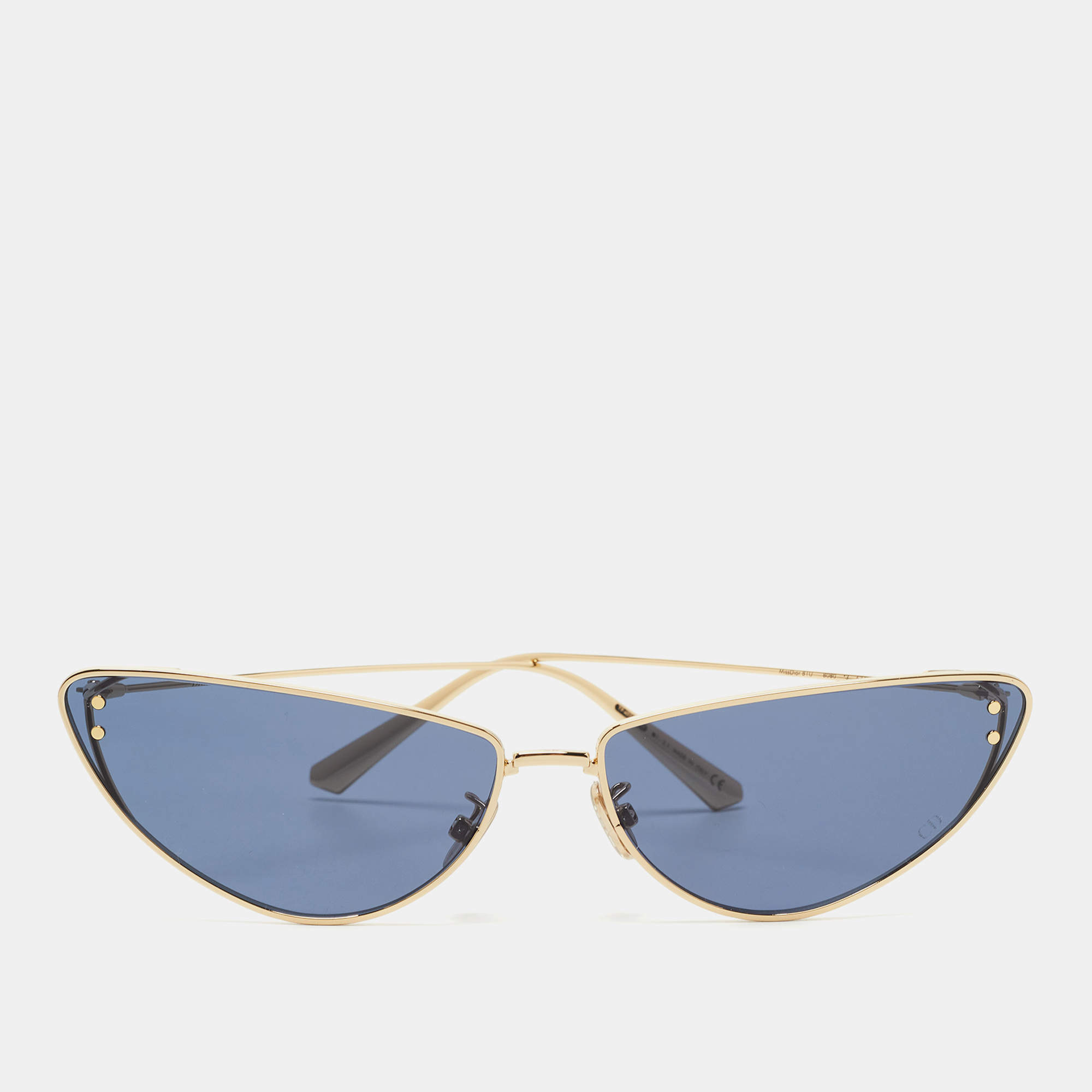 Dior Blue/Gold Miss Dior B1U Butterfly Sunglasses 